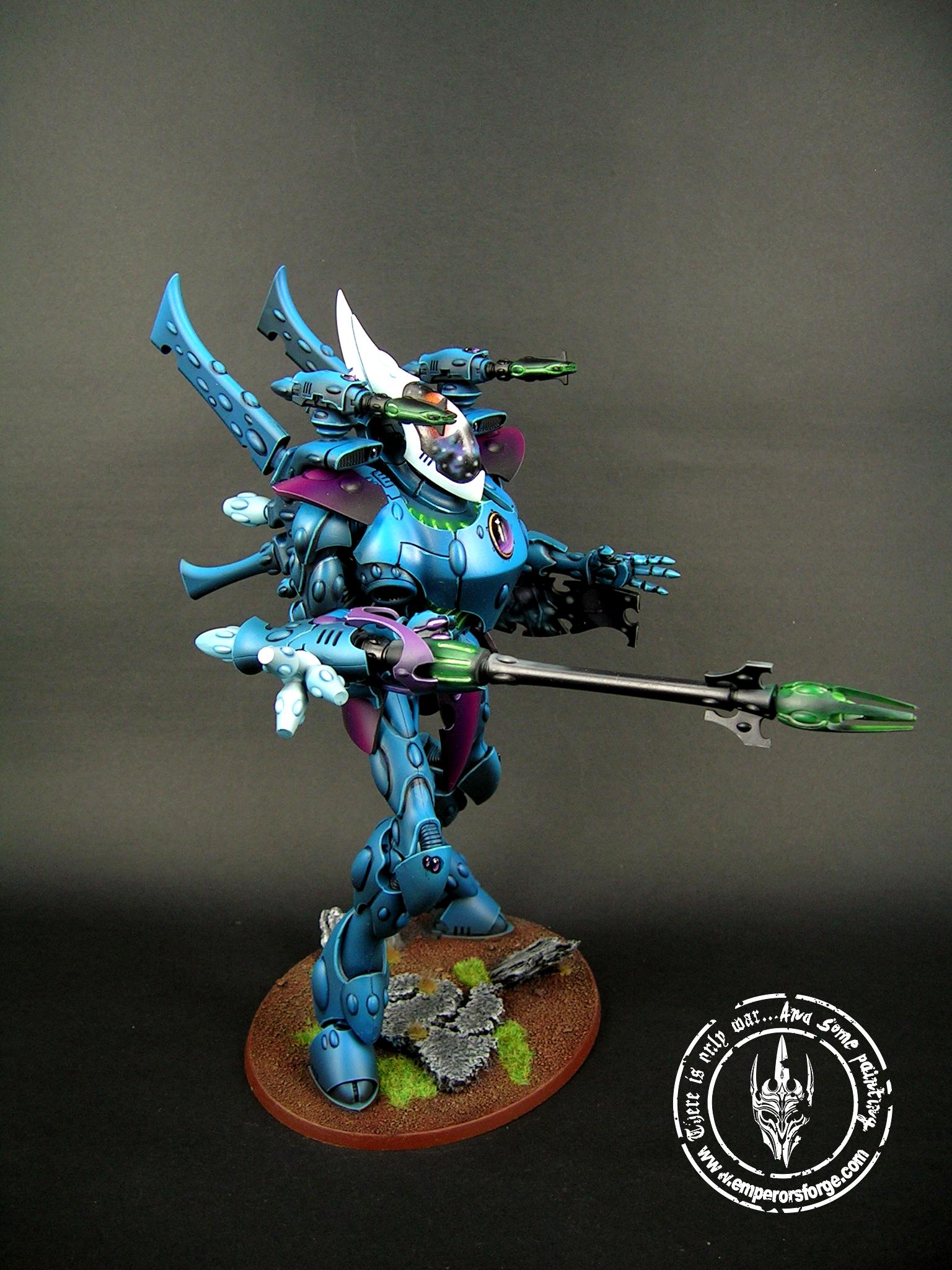Blue, Cosmos, Eldar, Space, Wraithknight