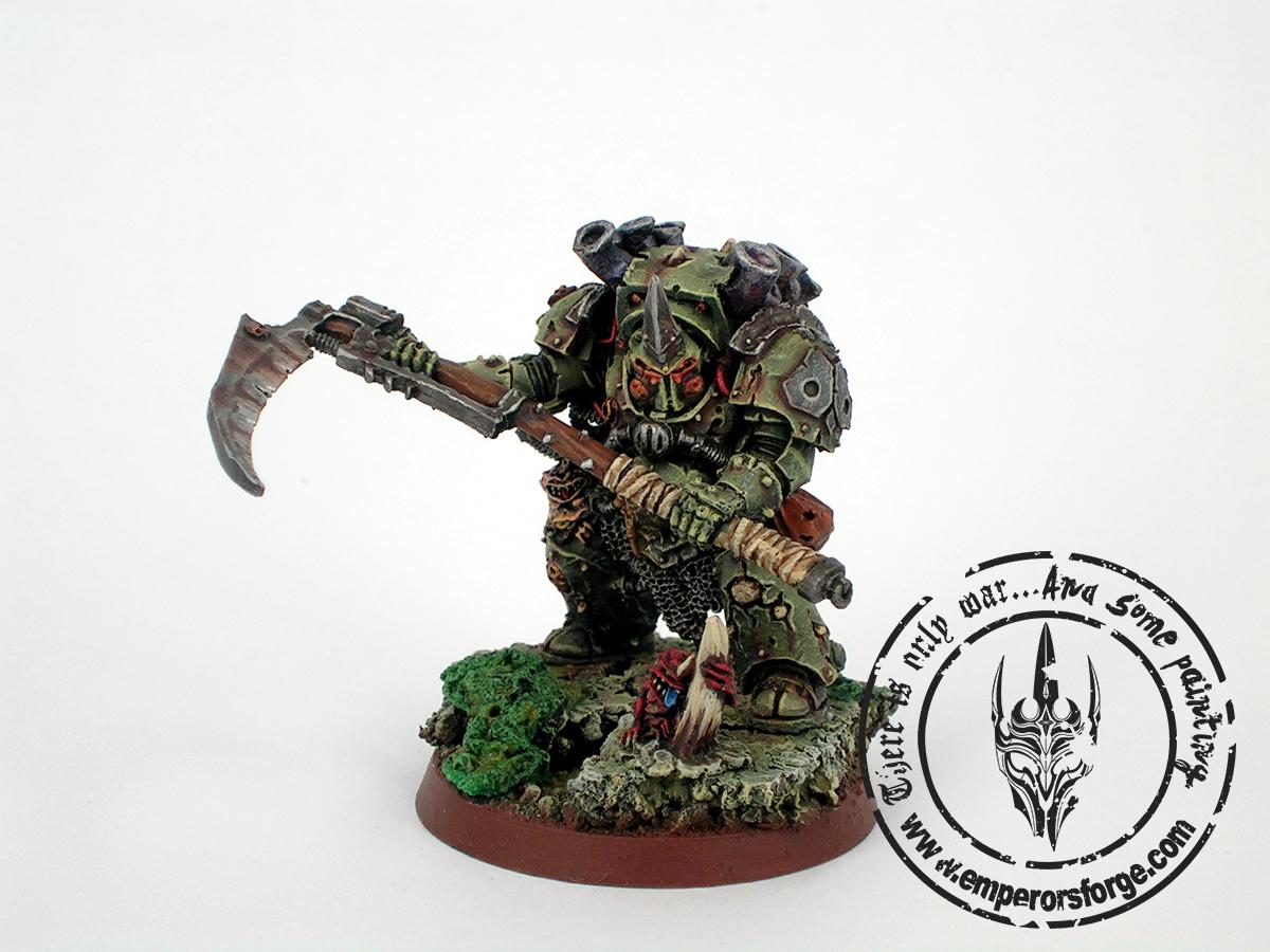 Chaos Space Marines, Nurgle, Plague Marines, Typhus