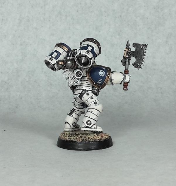 Chain Axe, Jump Pack, Pre Heresey, Space Marines, White, World Eaters
