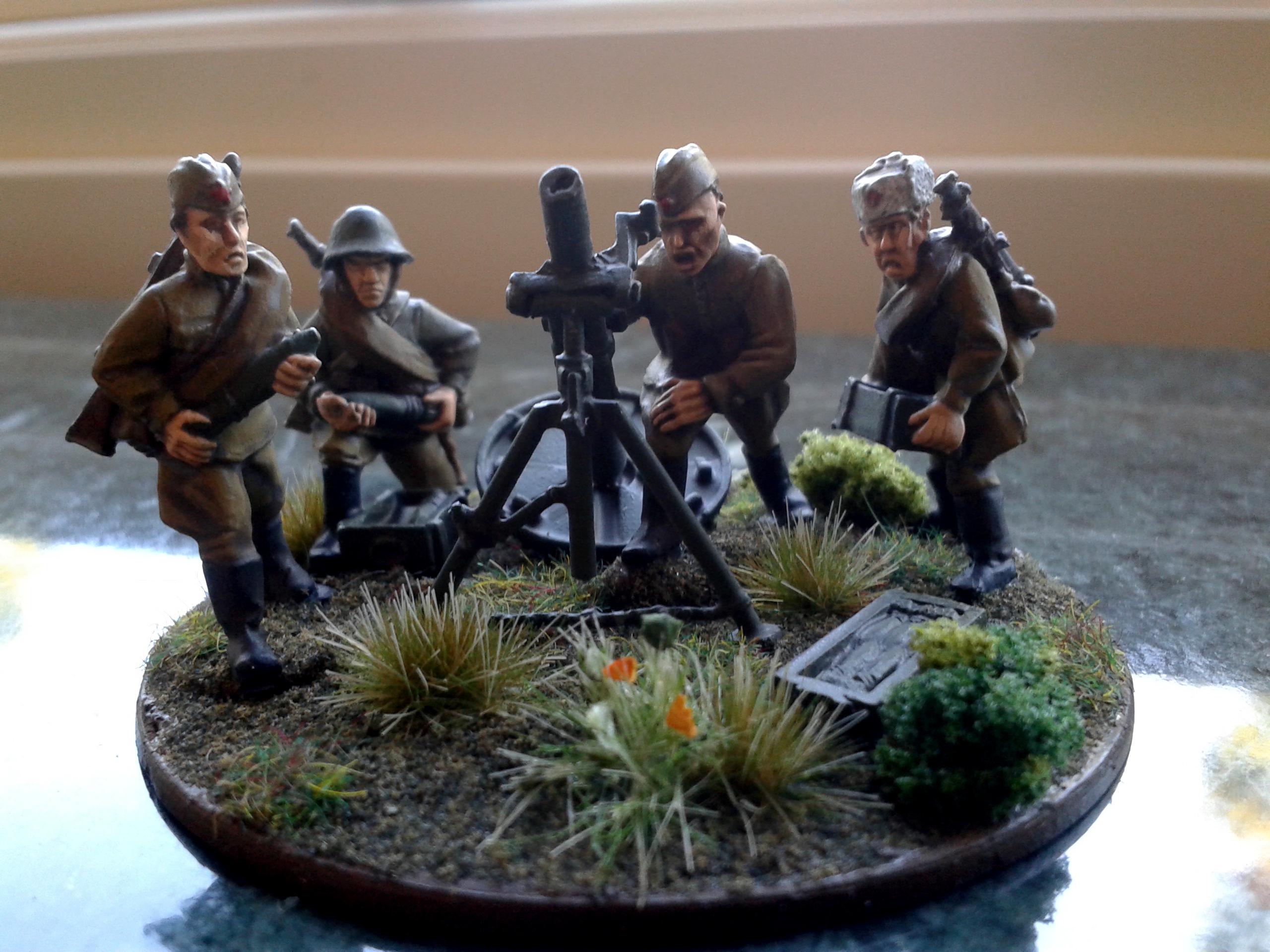 World War 2, Soviet Mortar Team