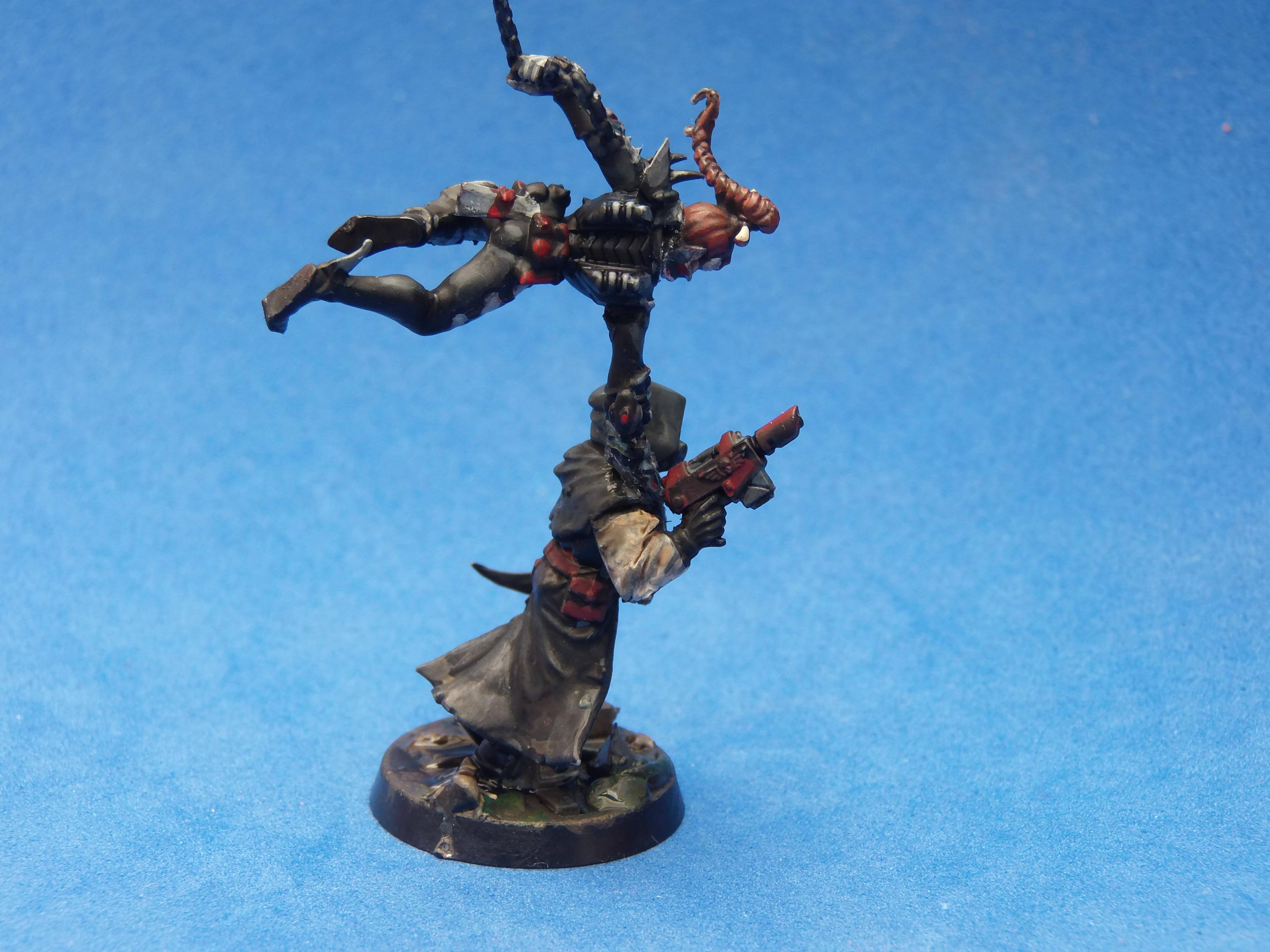 Assassin, Black, Dark Eldar, Diorama, Non-Metallic Metal