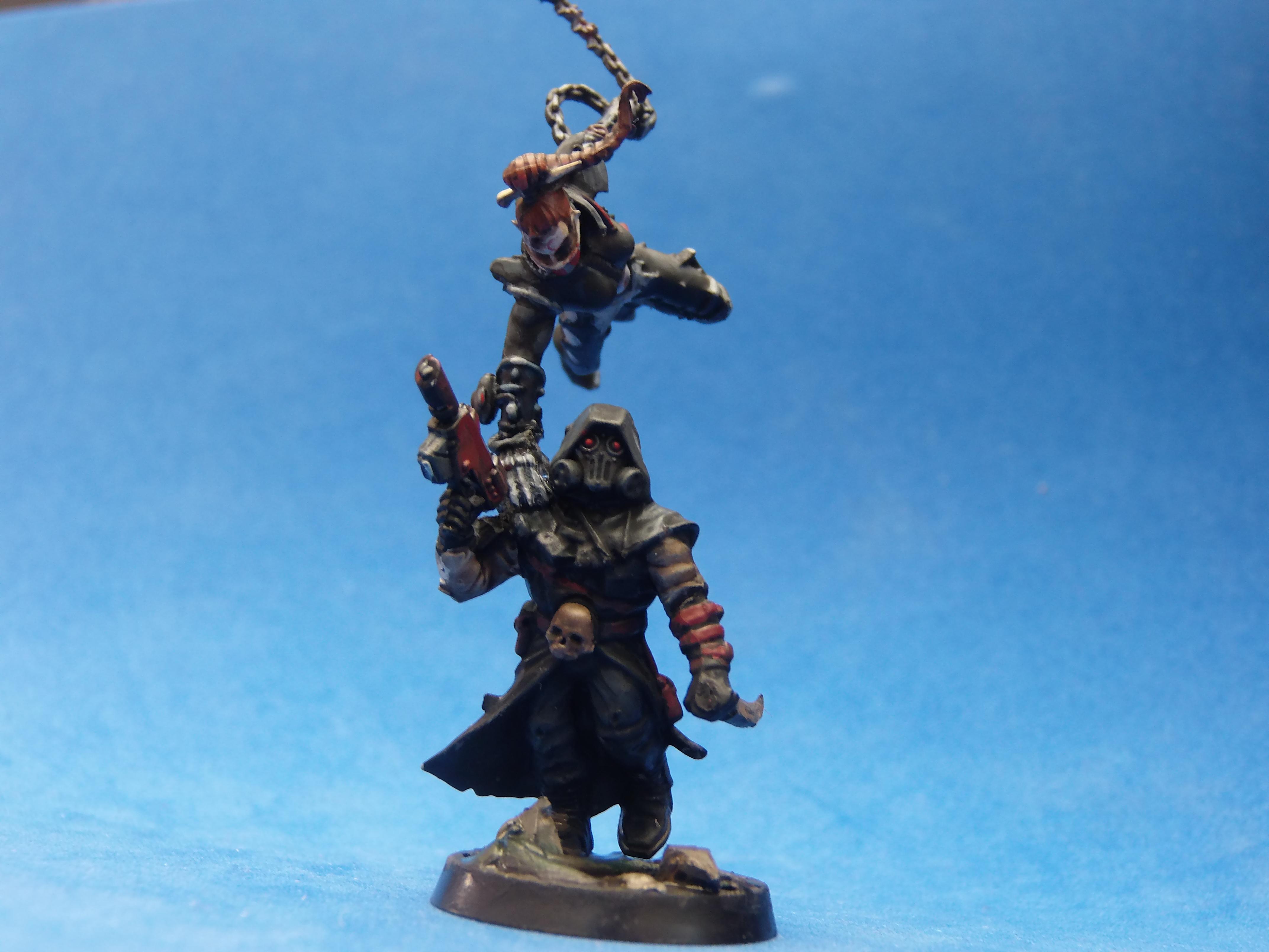 Assassin, Black, Dark Eldar, Diorama, Non-Metallic Metal