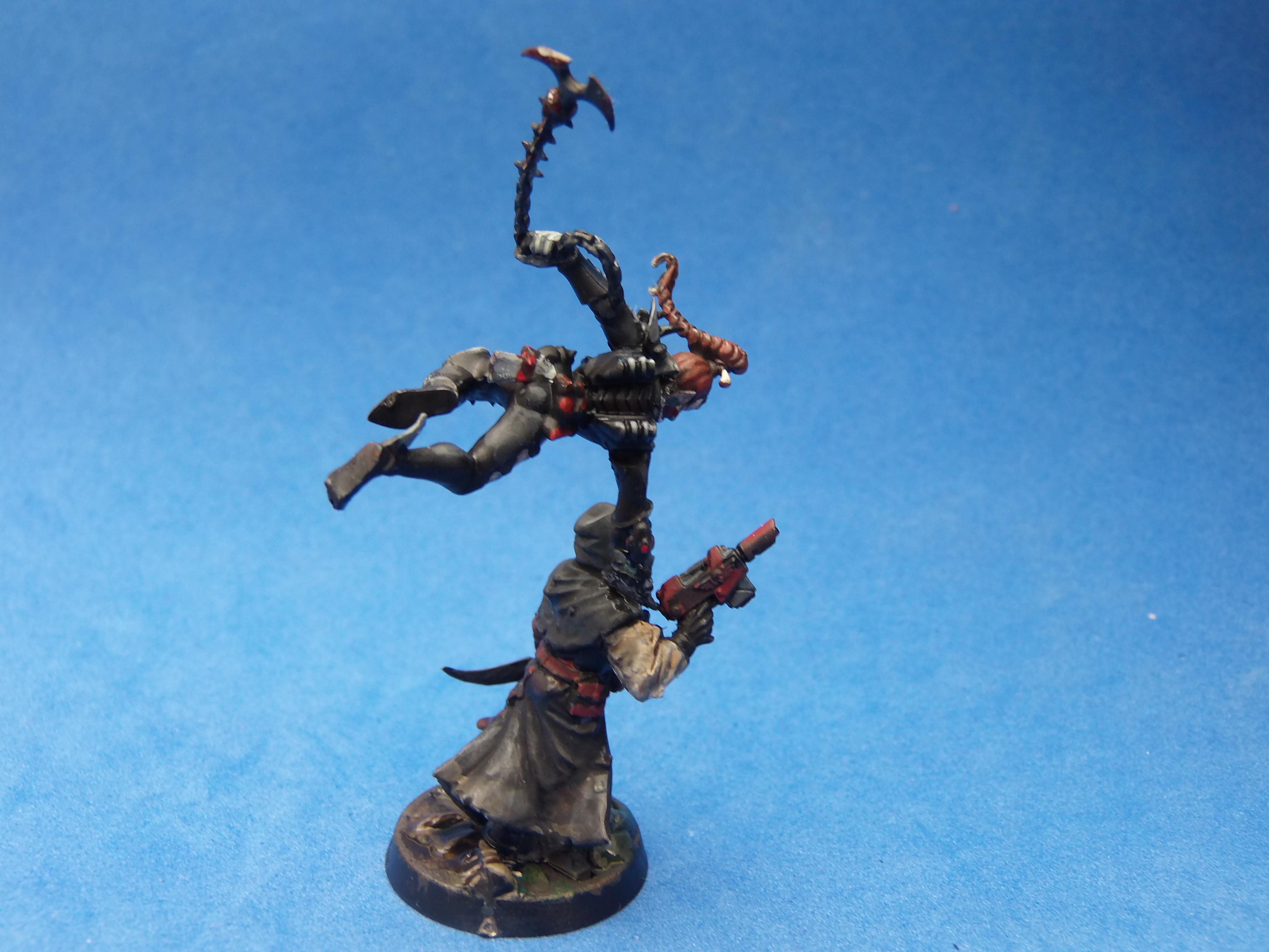 Assassin, Black, Dark Eldar, Diorama, Non-Metallic Metal