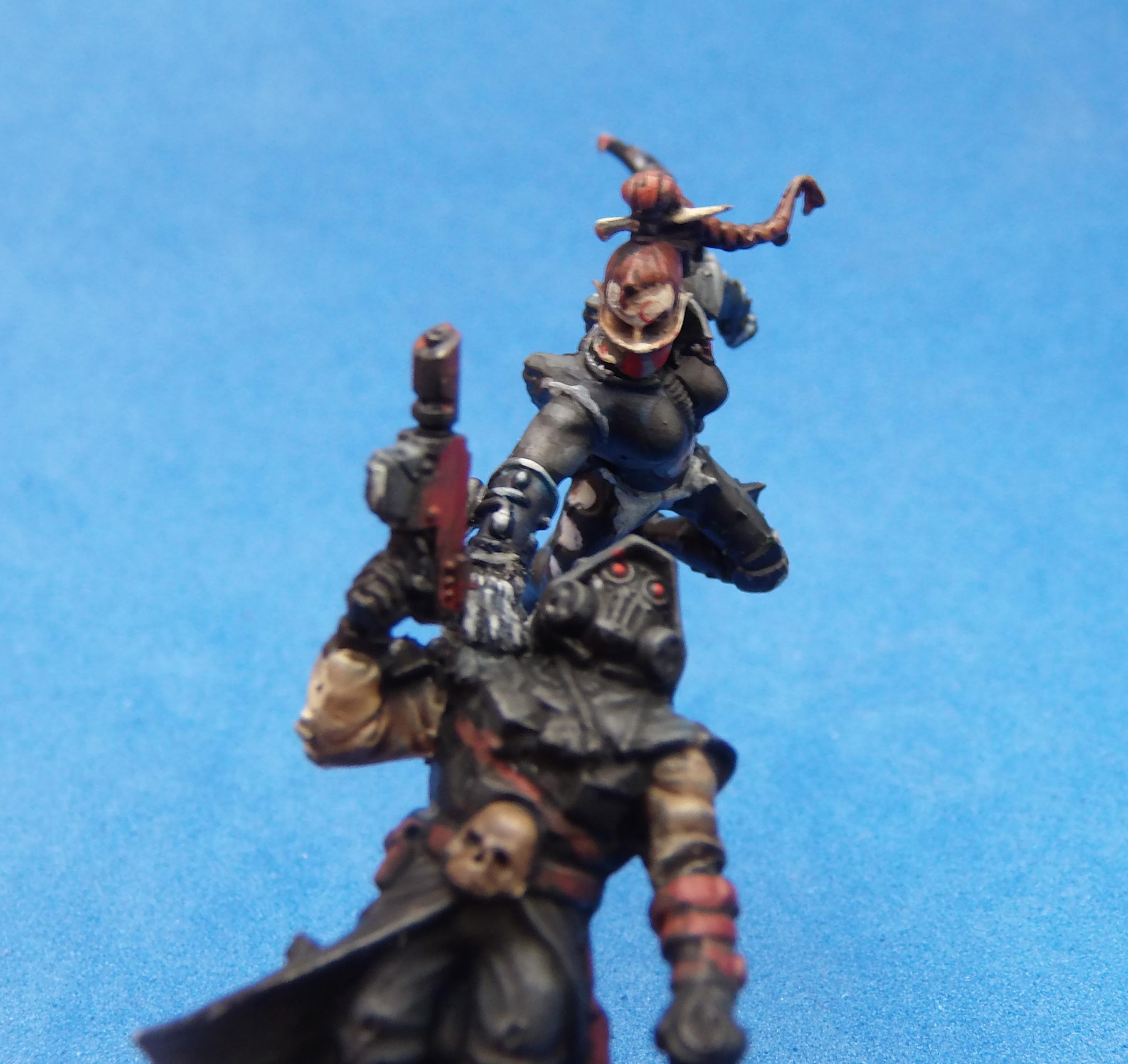 Assassin, Black, Dark Eldar, Diorama, Non-Metallic Metal