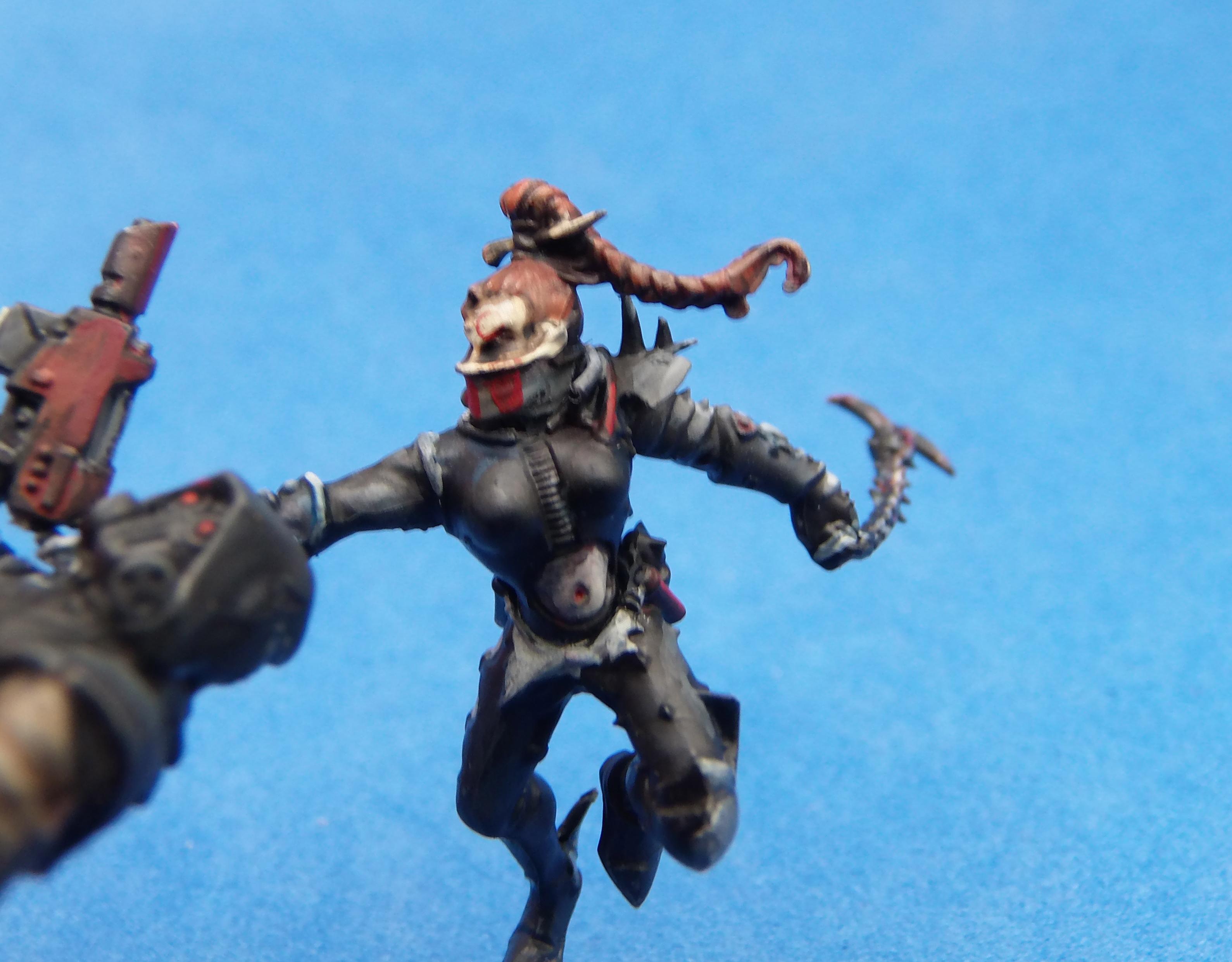 Assassin, Black, Dark Eldar, Diorama, Non-Metallic Metal