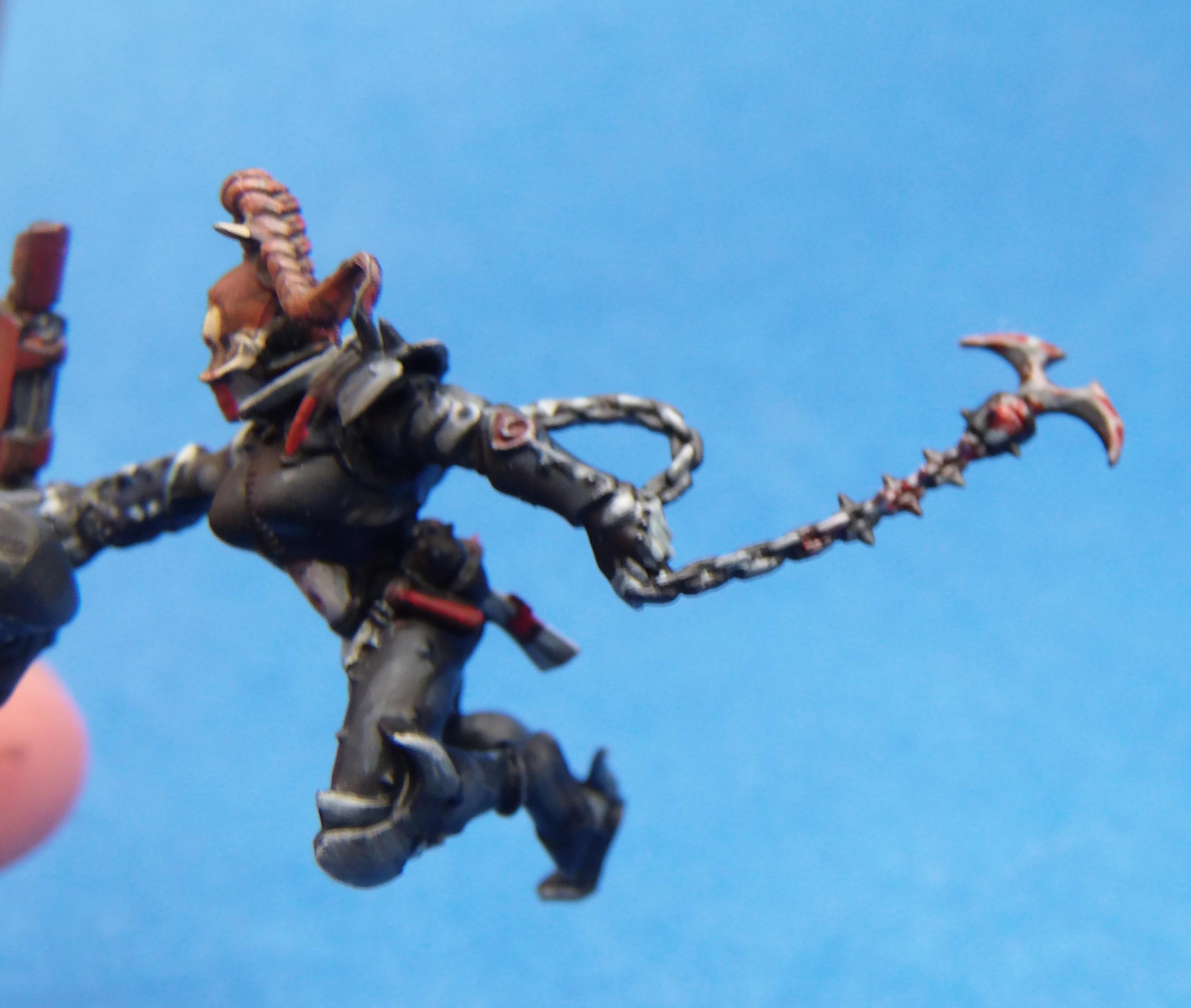 Assassin, Black, Dark Eldar, Diorama, Non-Metallic Metal