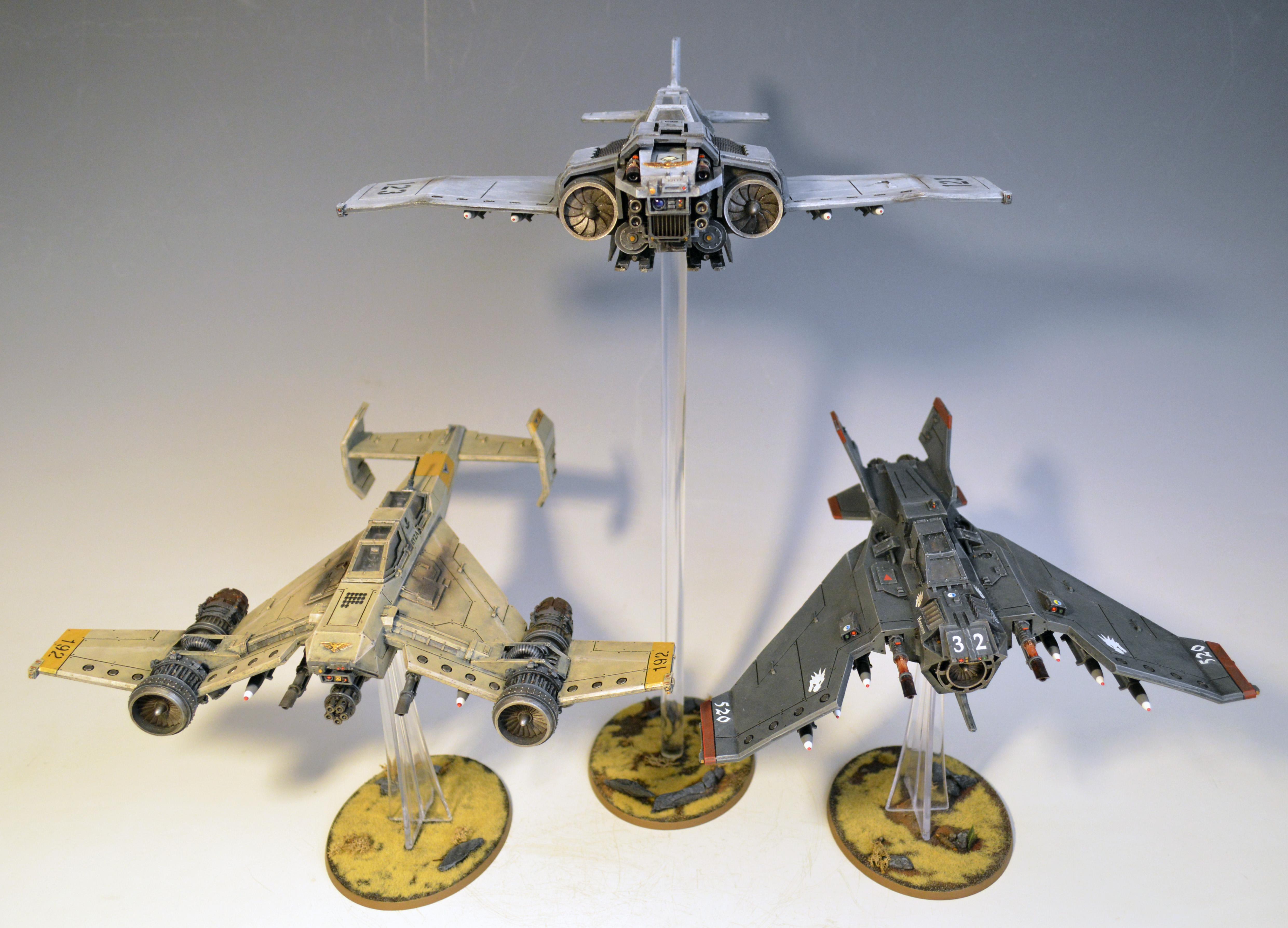 Avenger, Flyer, Forge World, Imperial Navy, Thunderbolt, Voss Lightning