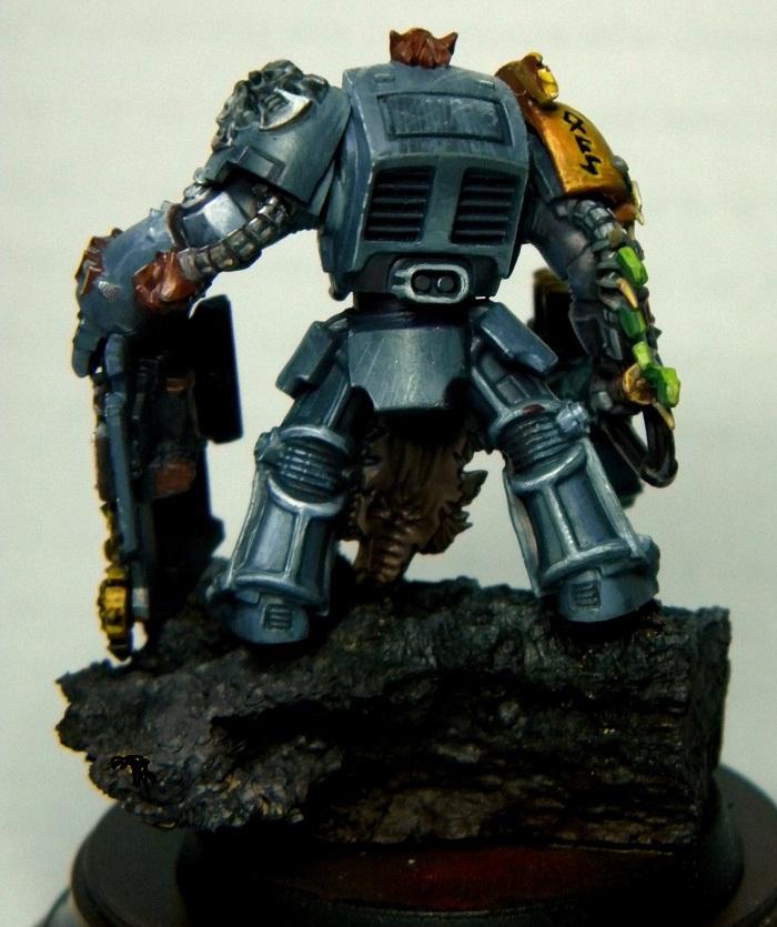 Rock Base, Space Wolves, Terminator Armor, Warhammer 40,000