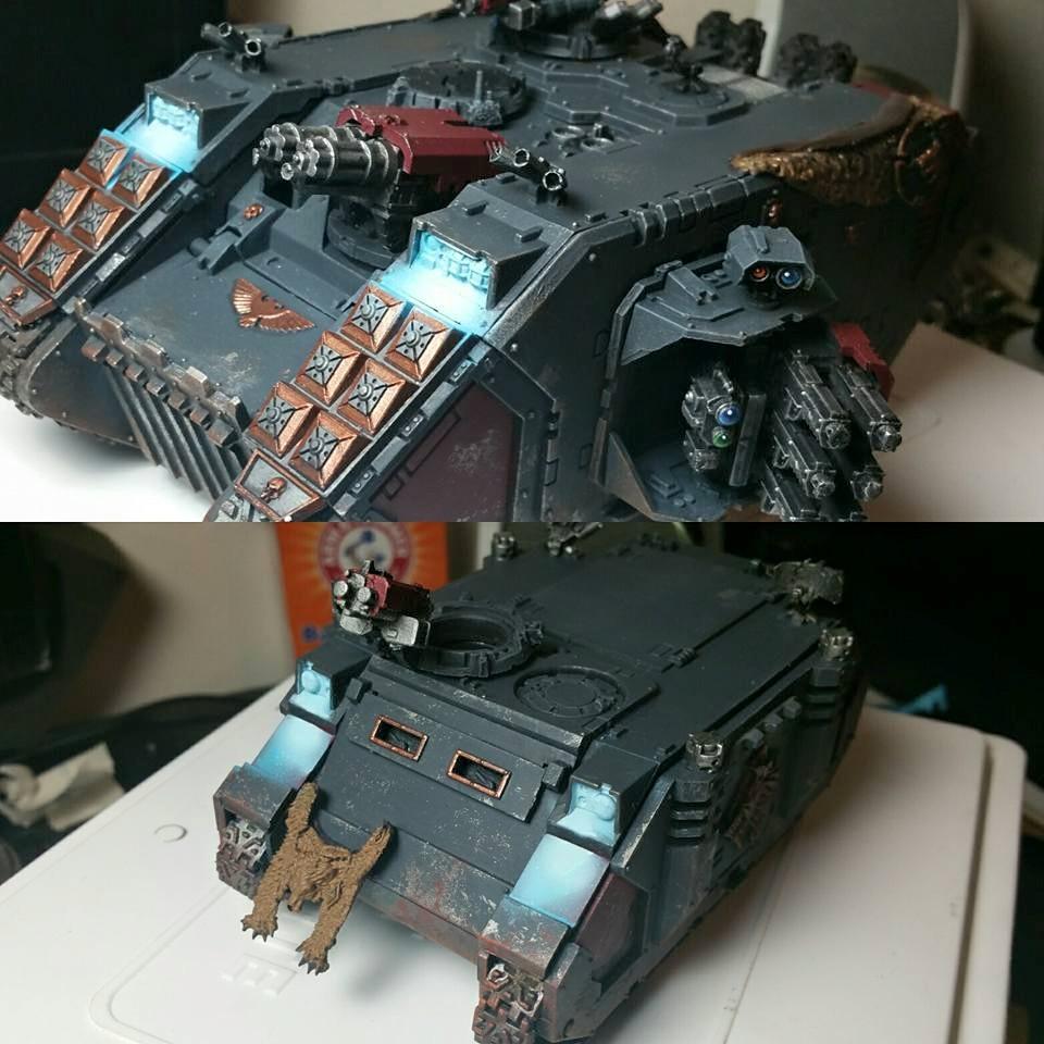Land Raider and Rhino