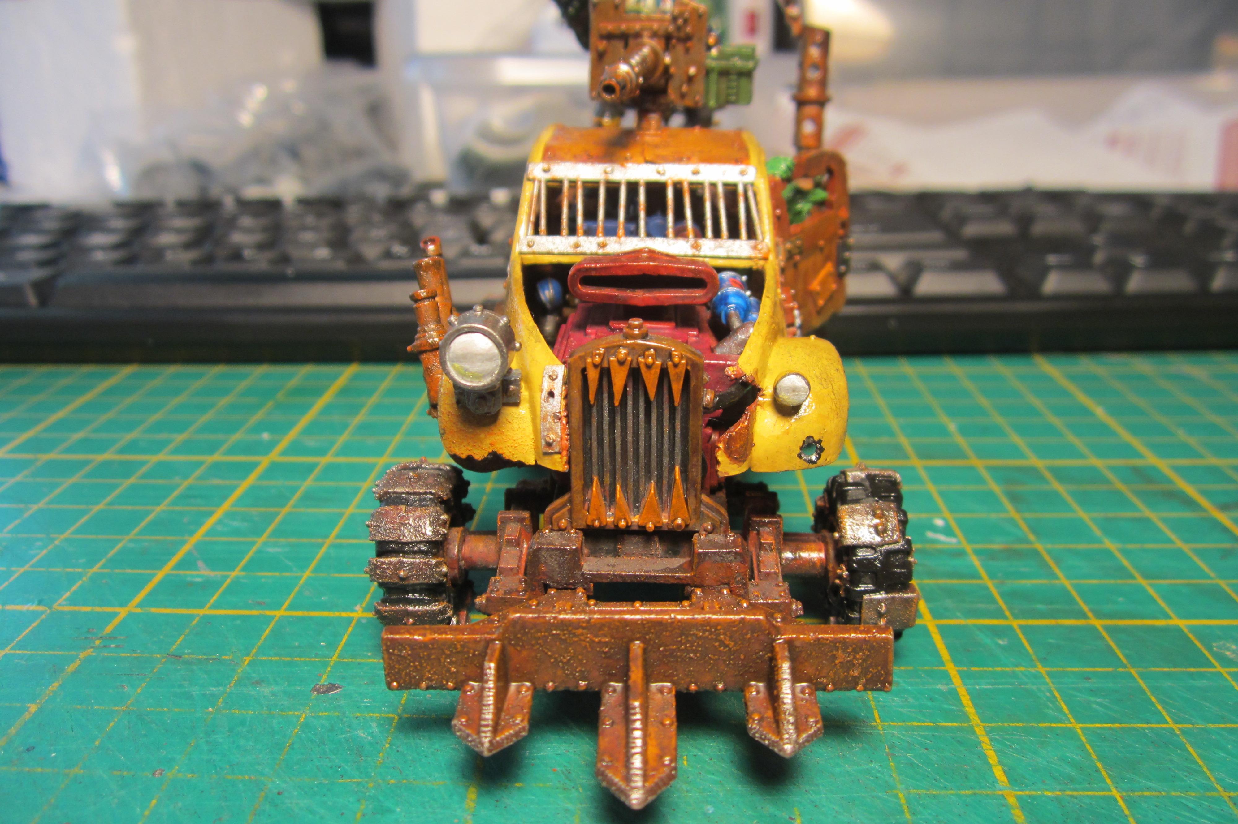Army Painter, Conversion, Gorkamorka, Ork Buggies, Ork Buggy, Orks, Quickshade, Warhammer 40,000