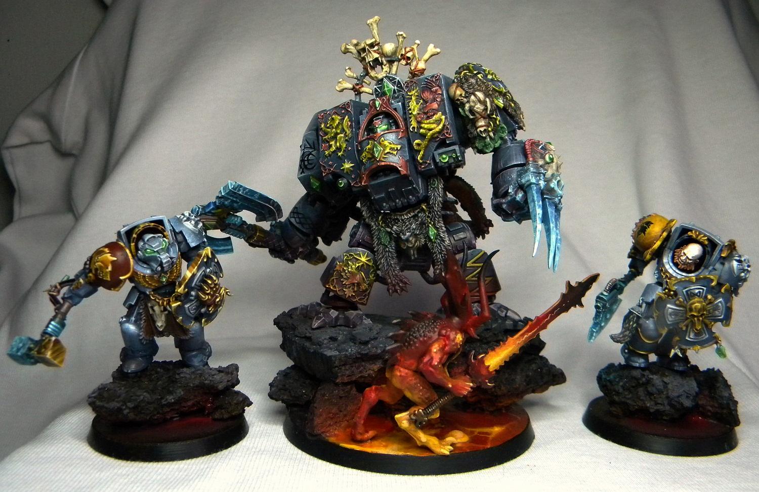 Dreadnought, Space Marines, Space Wolves, Terminator Armor