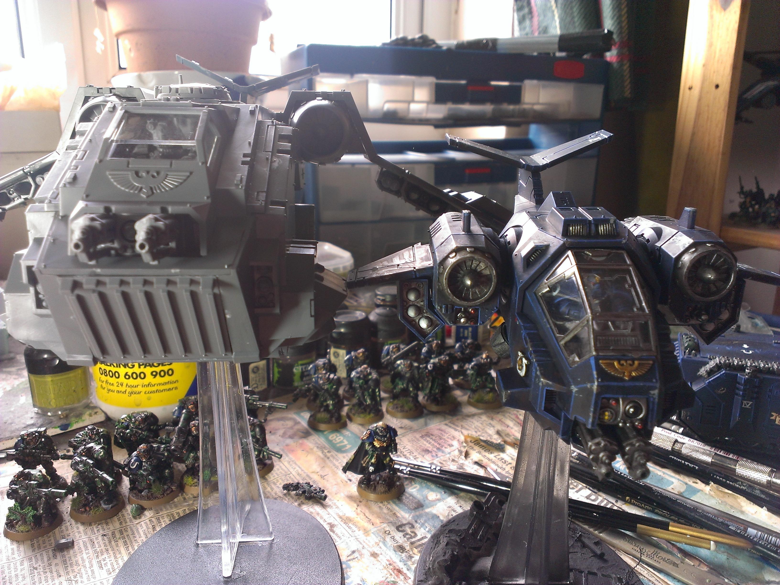 Stormraven, Ultramarines, Work In Progress