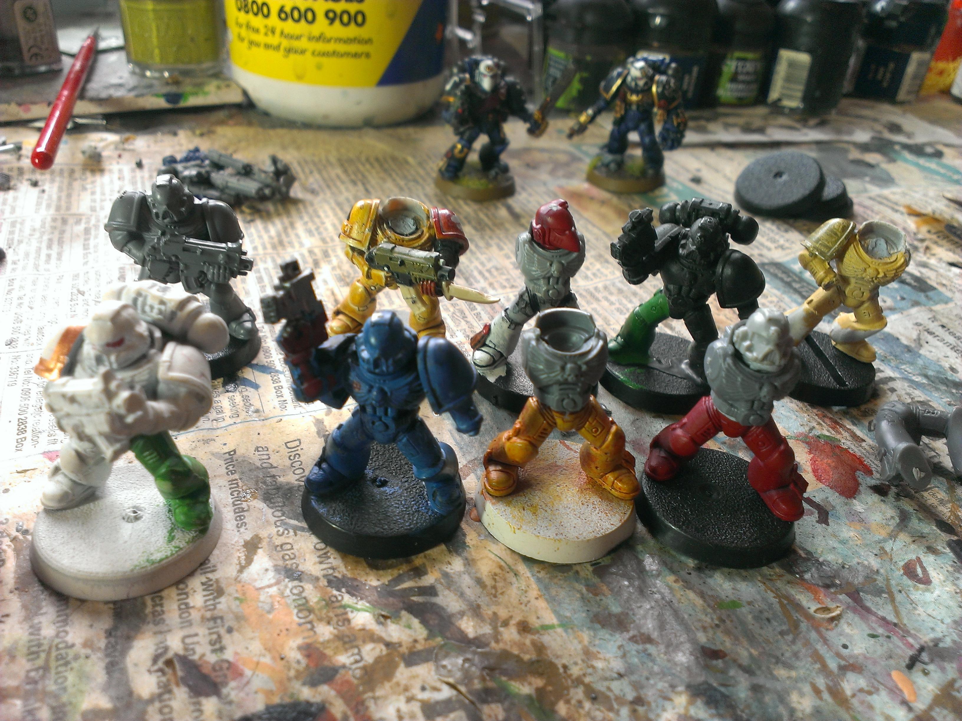 Pro Painted, Ultramarines, Work In Progress