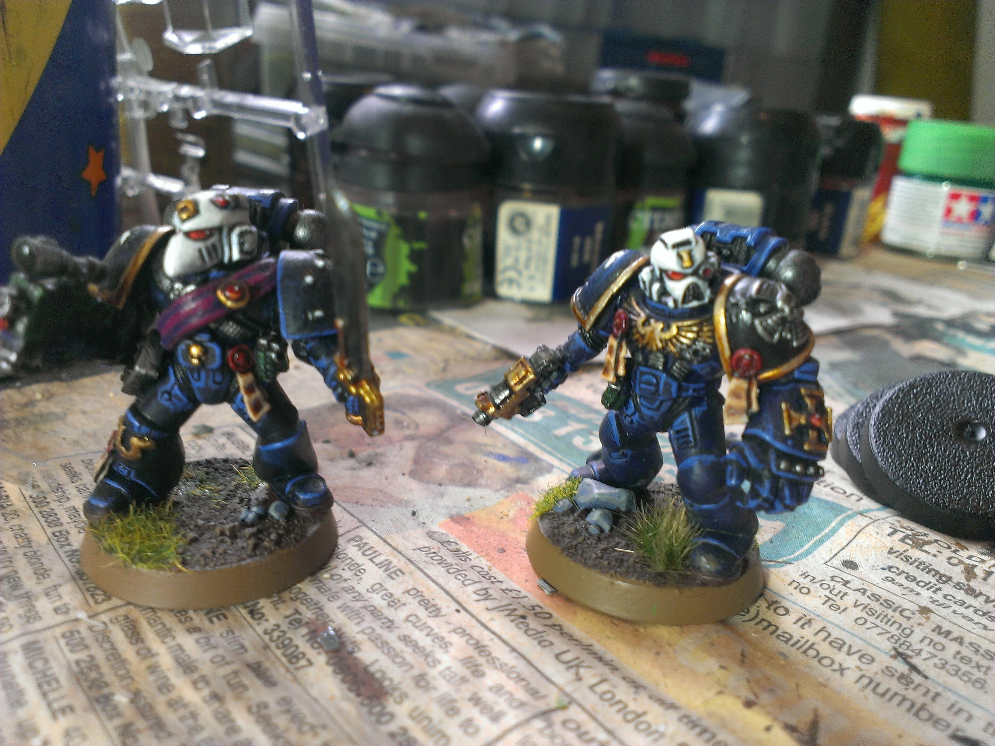 Space Marines, Ultramarines, Veteran Sargeants