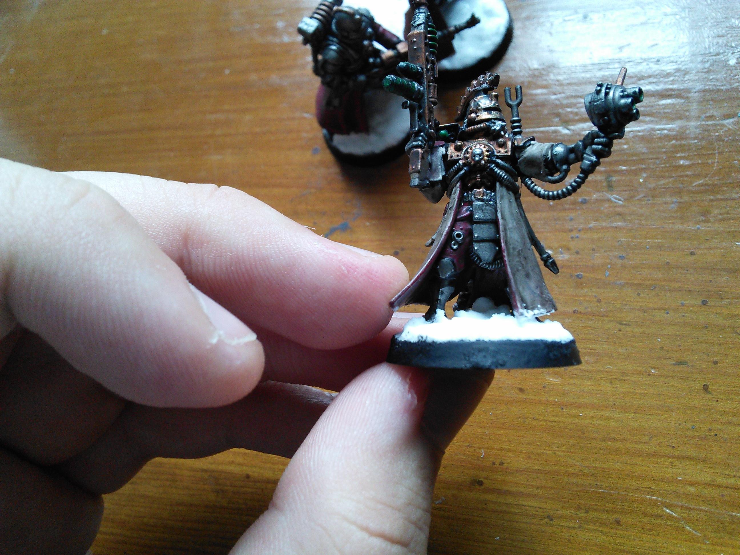 This is my Alpha, I colour swapped the robes to distinguish him from the rest of the squad