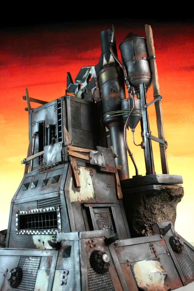 3t, Fort, Ironclad, Metal, Orks, Scrap, Scratch Build, Terrain