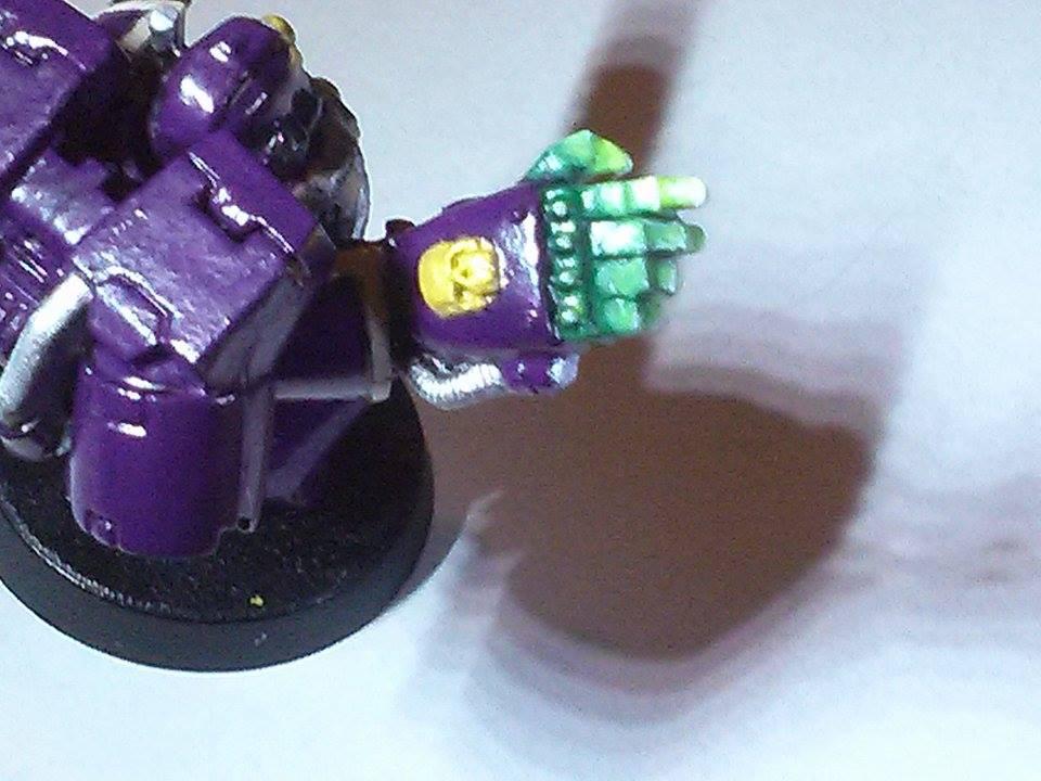 Assault Marines, Object Source Lighting, Power Fist