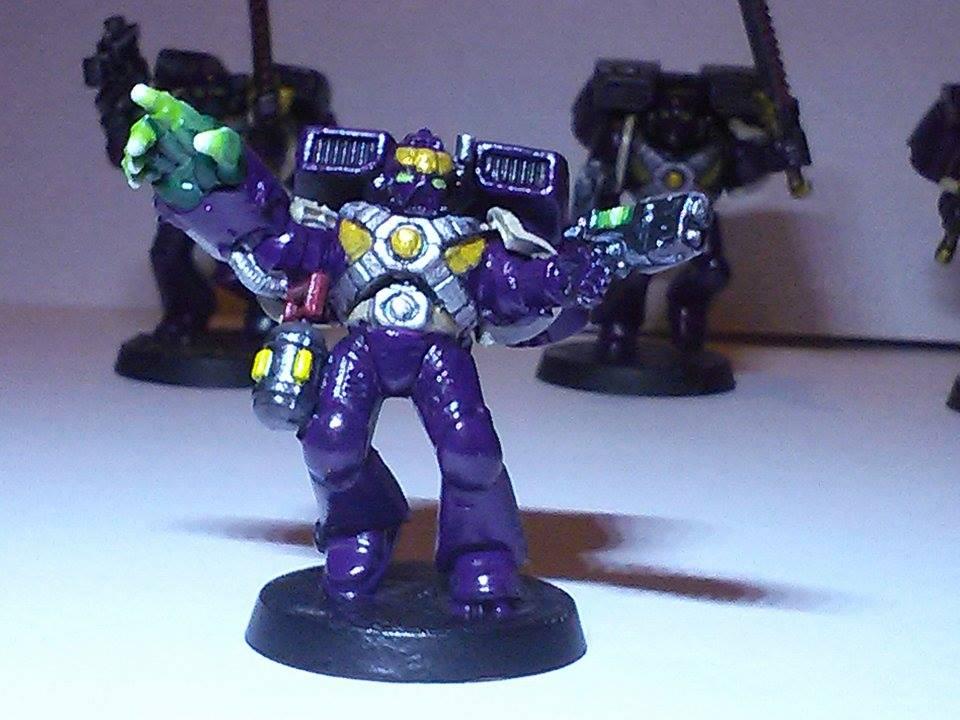 Assault Marines, Object Source Lighting, Power Fist