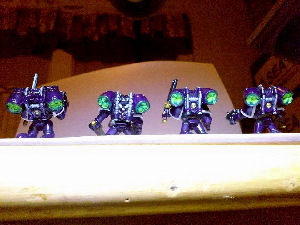 Assault Marines, Object Source Lighting, Power Fist
