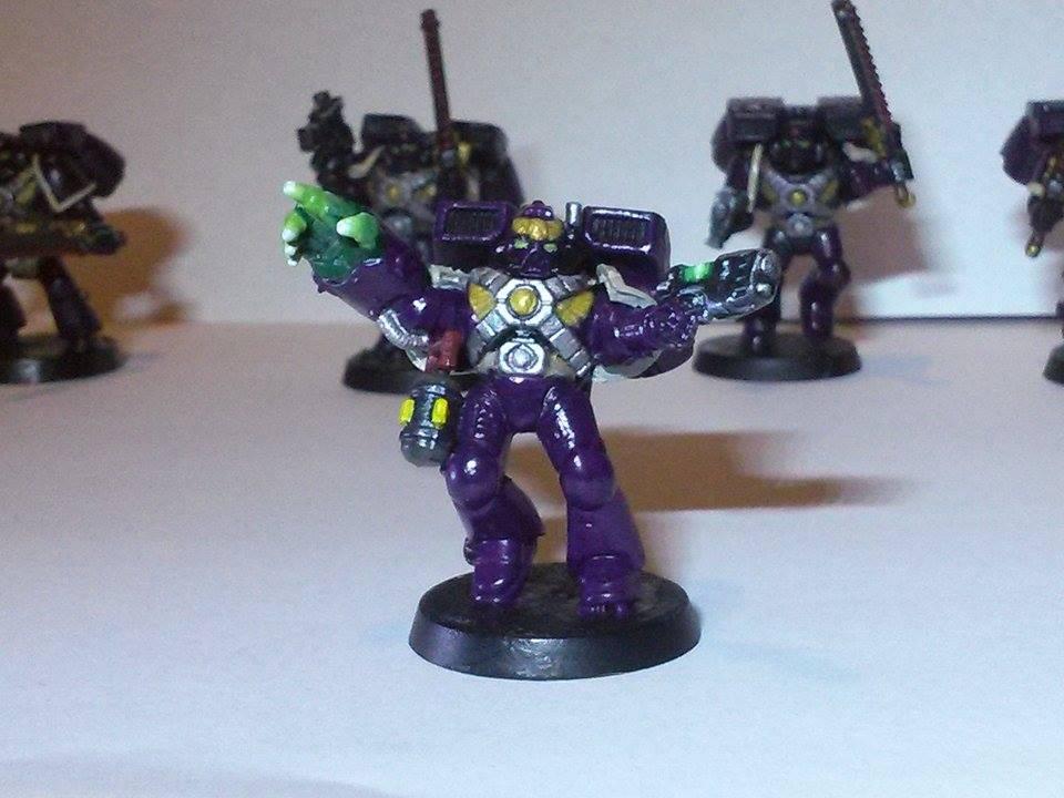 Assault Marines, Object Source Lighting, Power Fist