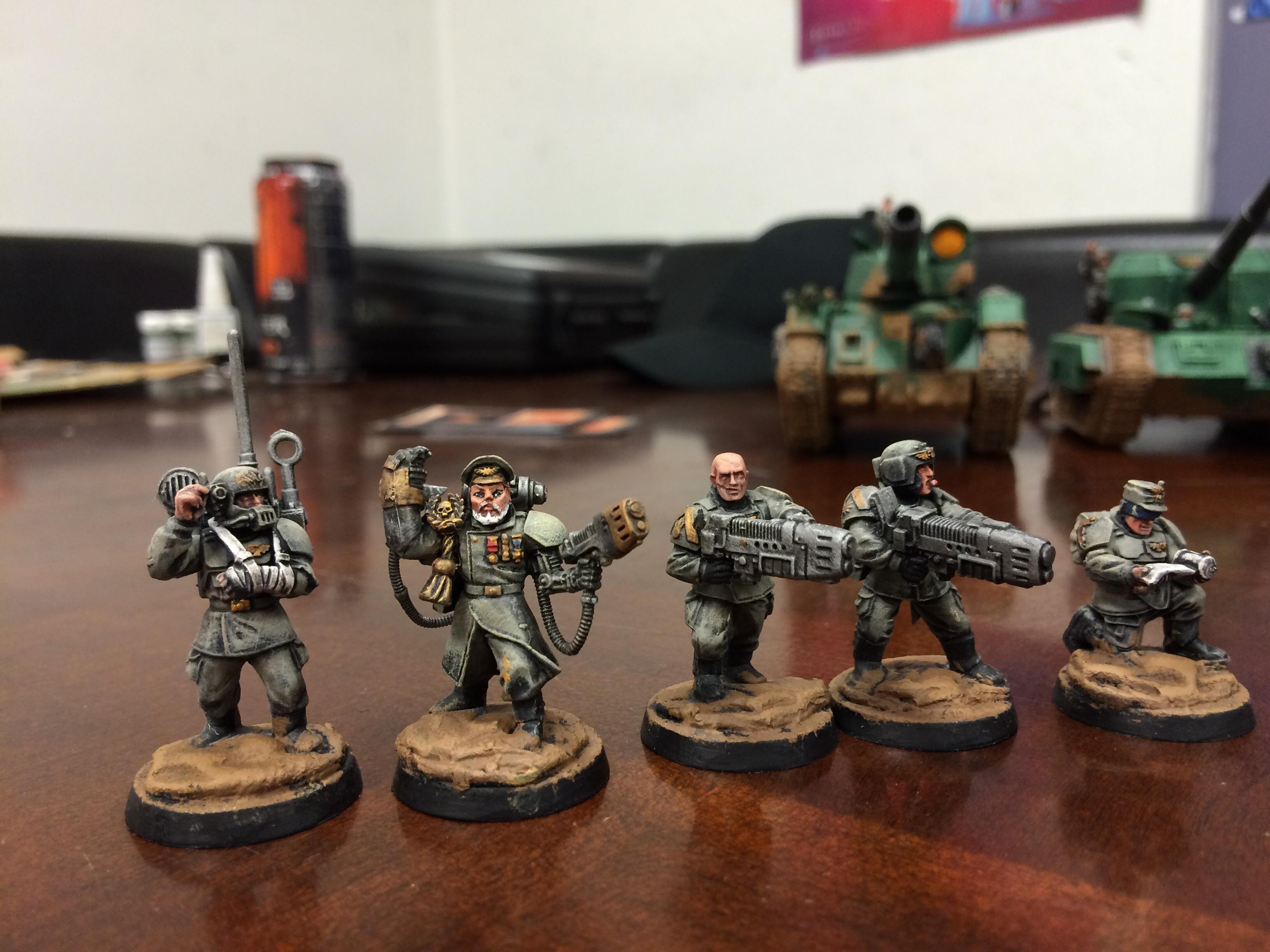 Cadians, Command Squad, Imperial Guard