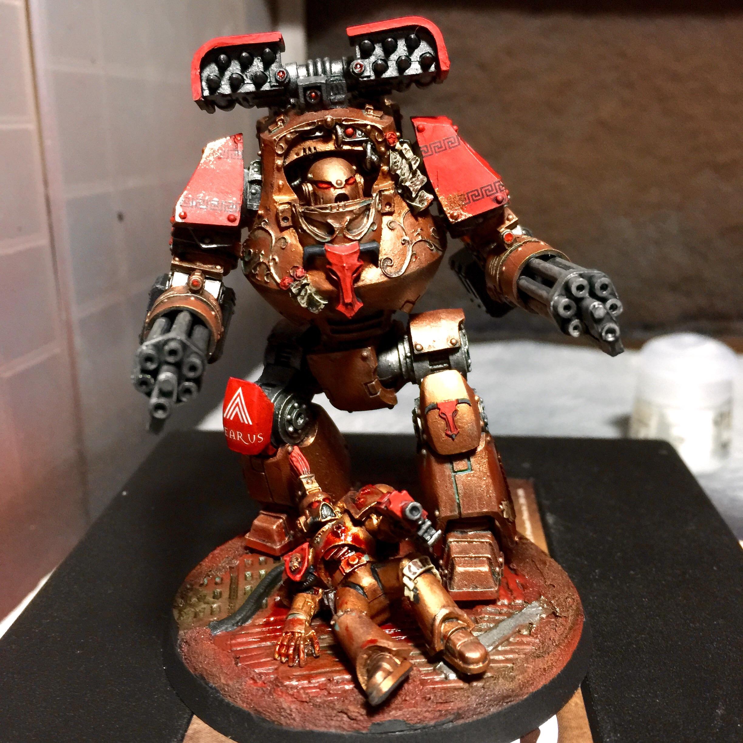 Contemptor Dread, Dreadnought, Minotaurs, Space Marines, Warhammer 40,000