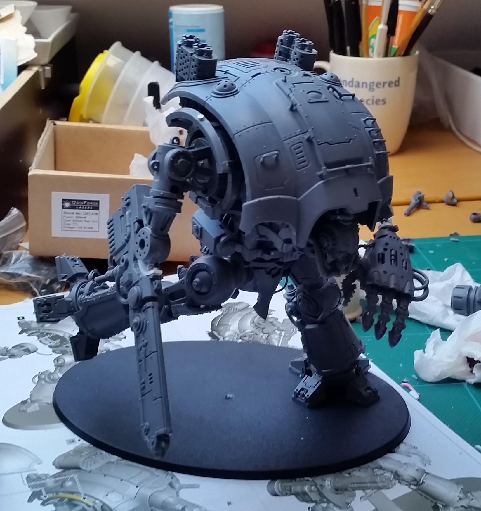 Charging Imperial Knight, Dark Mechanicus, Knights
