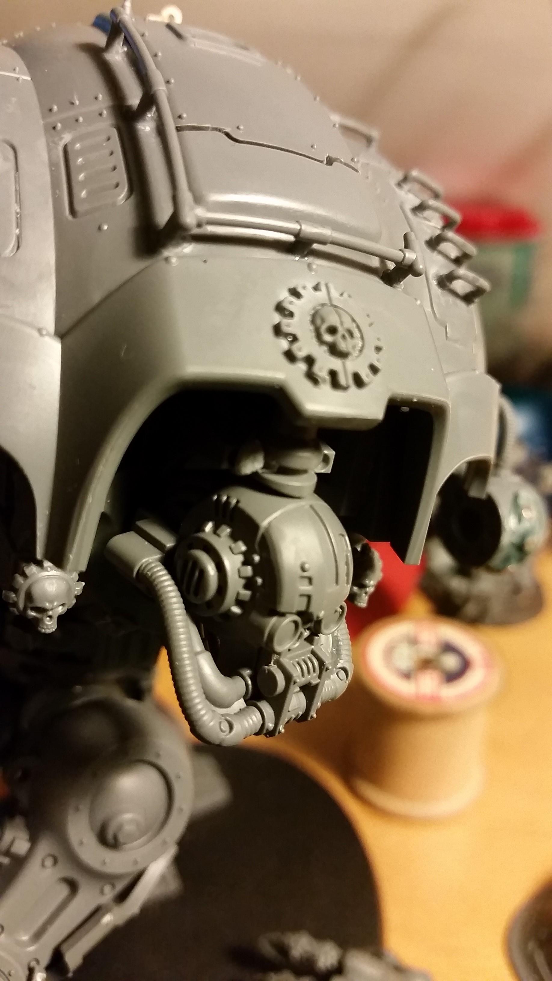 Charging Imperial Knight, Dark Mechanicus, Knights