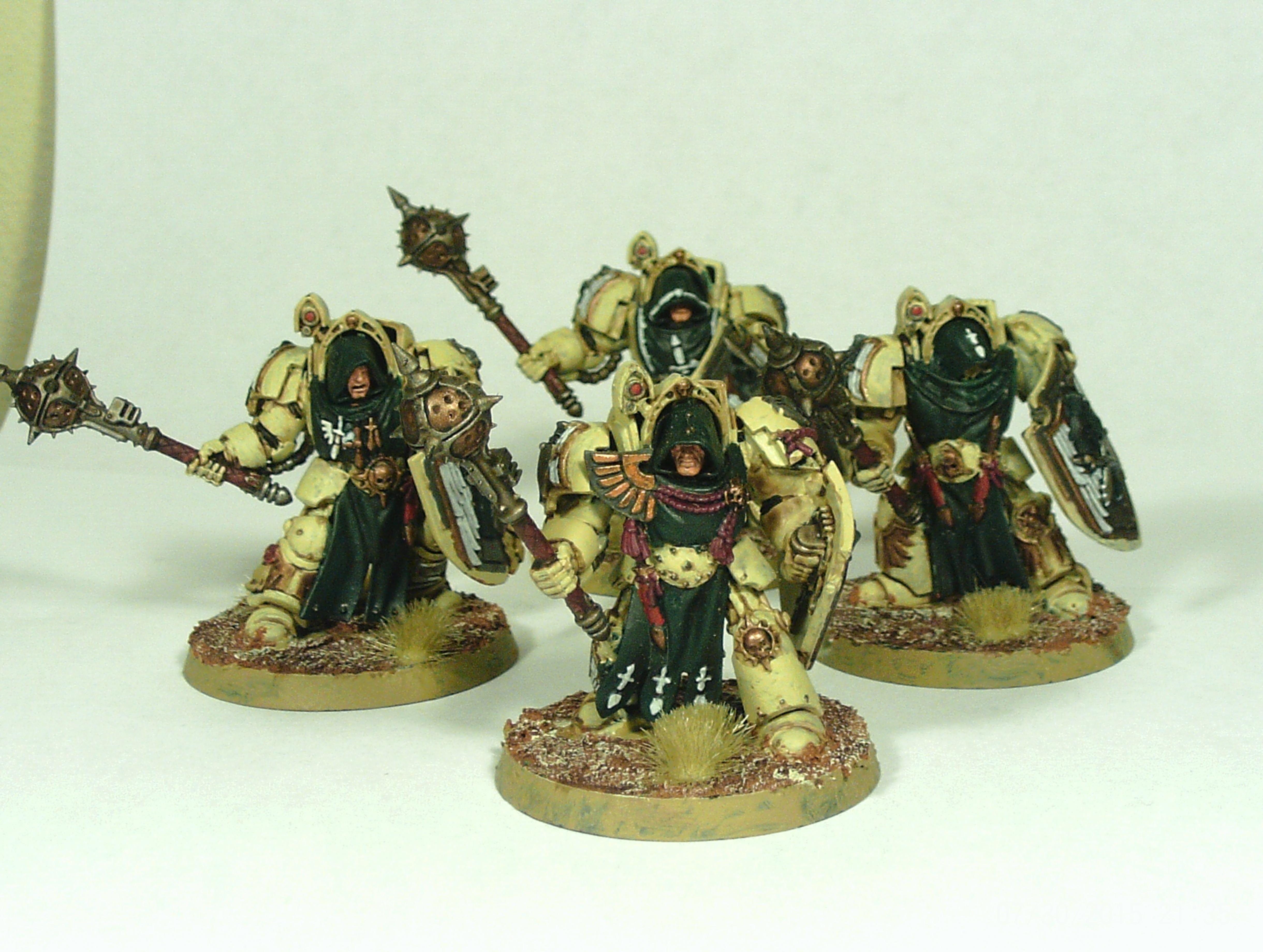 Angel, Dark, Deathwing, Knights, Space, Space Marines, Squad, Terminator Armor