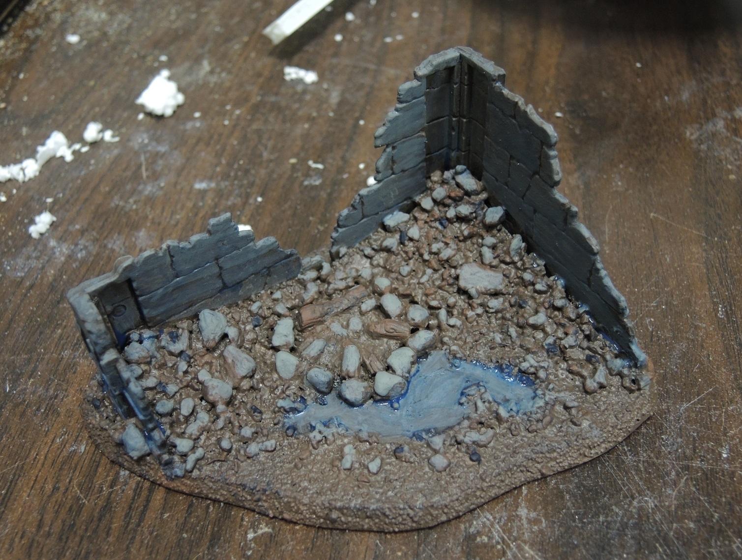Infinty, Malifaux, Pip, Ruins, Terrain, Waaazag, Warhammer 40,000, Work In Progress