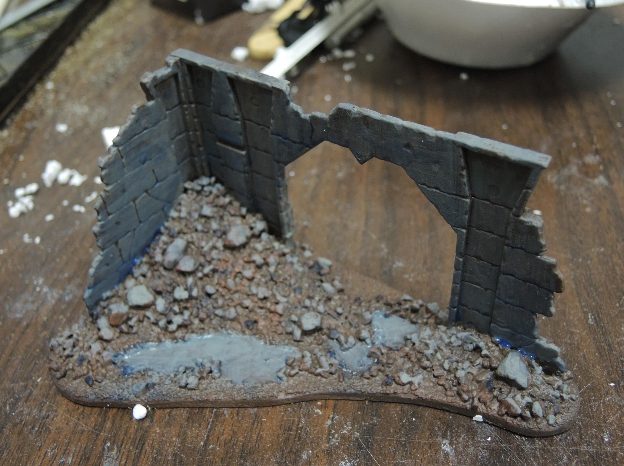 Infinty, Malifaux, Pip, Ruins, Terrain, Waaazag, Warhammer 40,000, Work In Progress