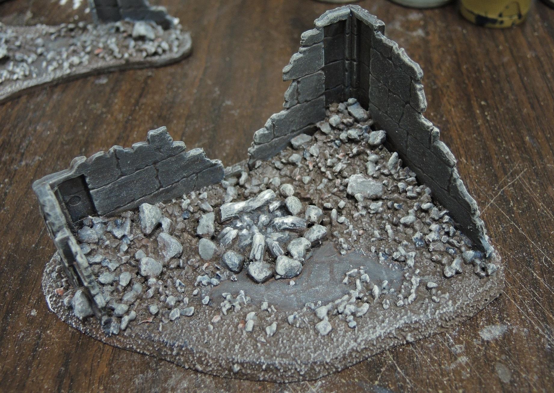 Infinity, Malifaux, Pip, Ruins, Terrain, Waaazag, Warhammer 40,000, Work In Progress
