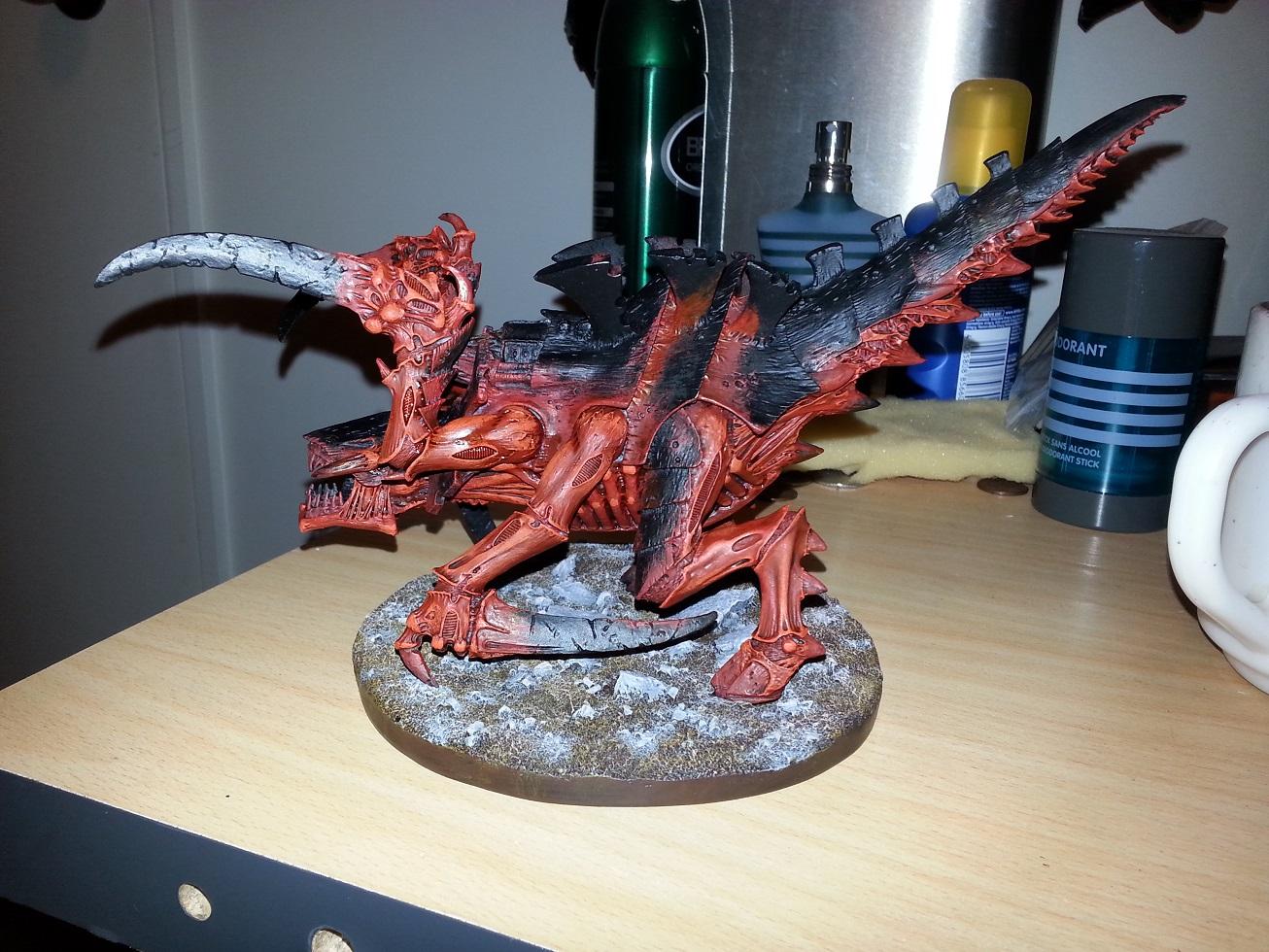 Scythed Hierodule 6 - Red Glazed