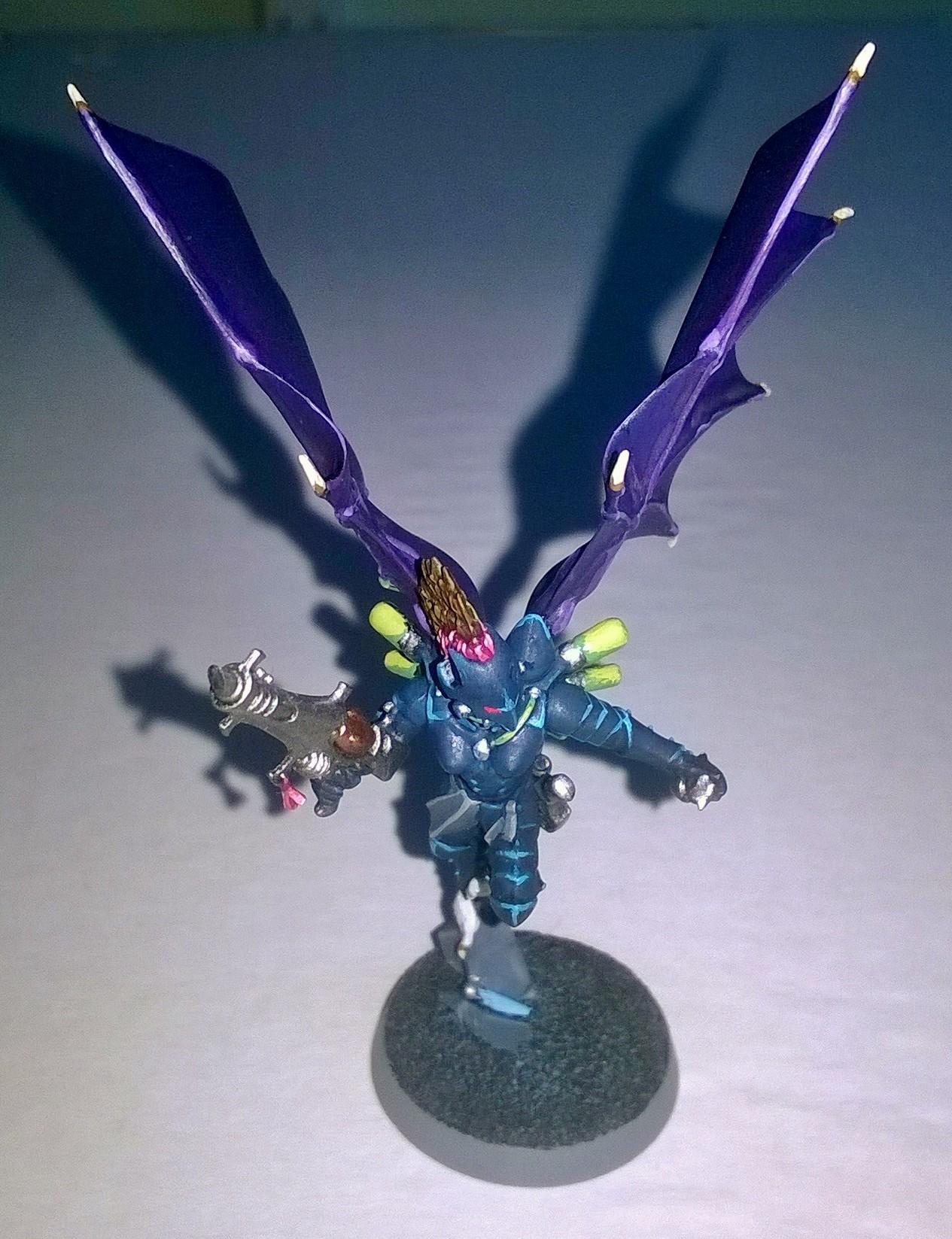 Bat, Dark Eldar, Purple, Winged