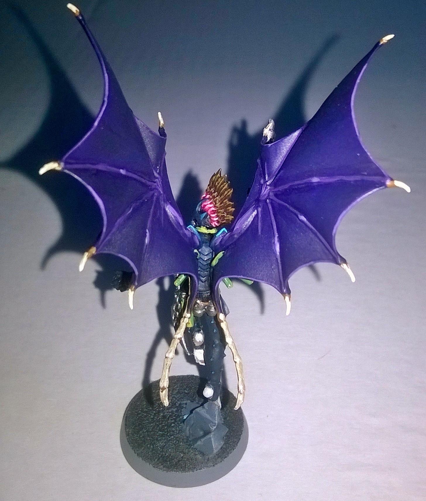 Bat, Dark Eldar, Purple, Winged