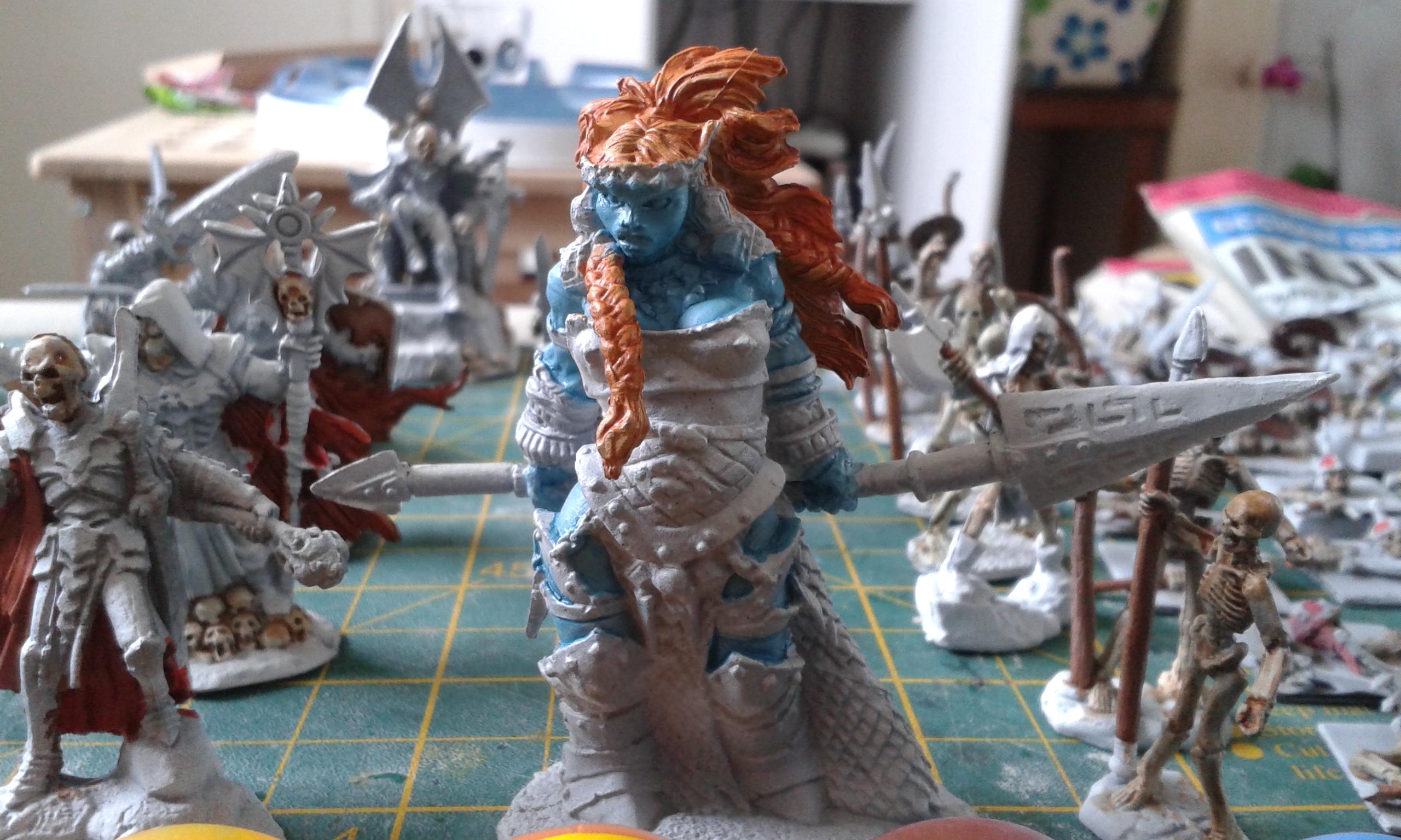 Bones, Ice Giant, Kings Of War, Kow, Princess, Reaper, Silvermk2, Work In Progress