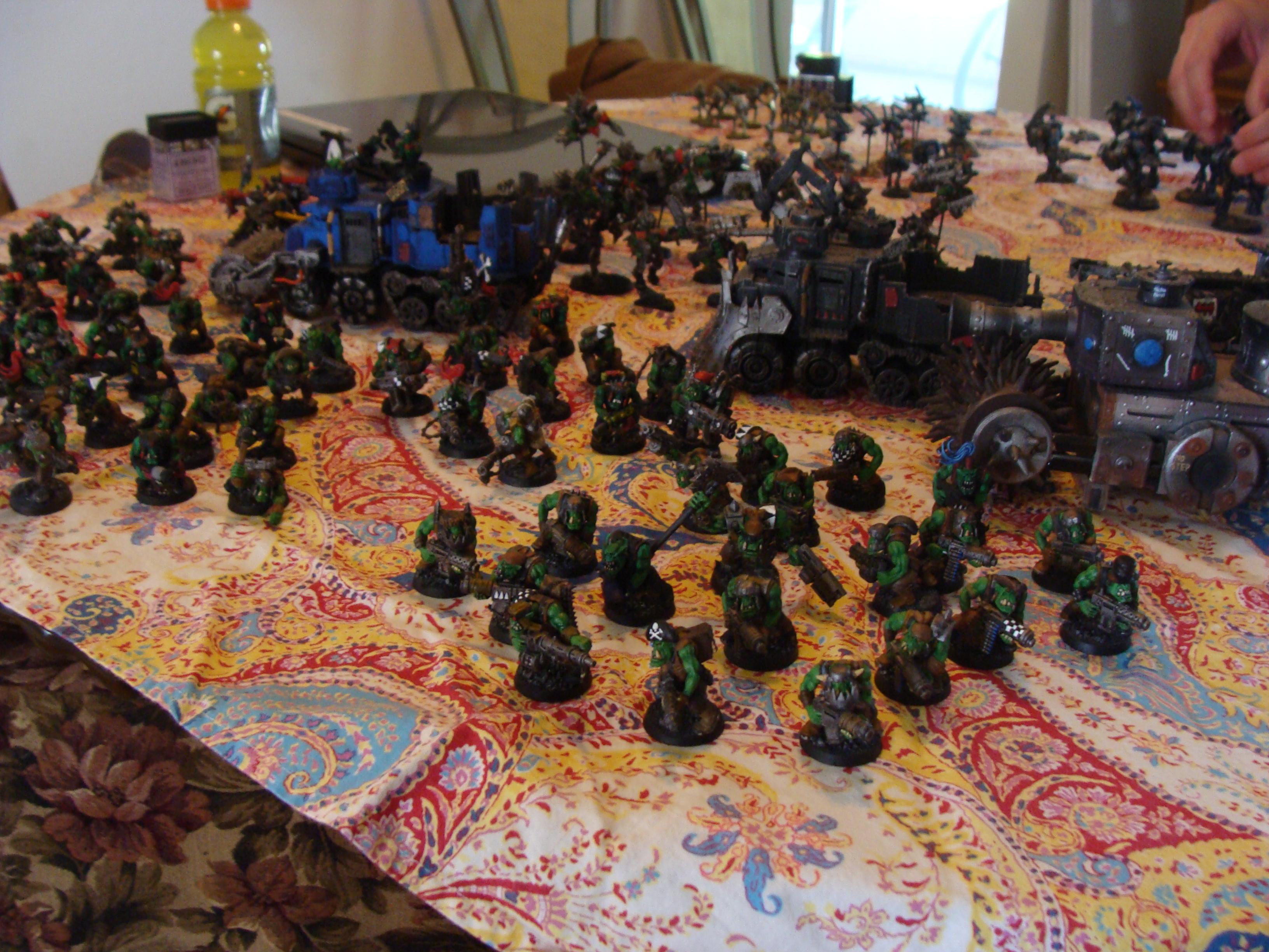 Battle Report, Chaos Space Marines, Orks, Tau