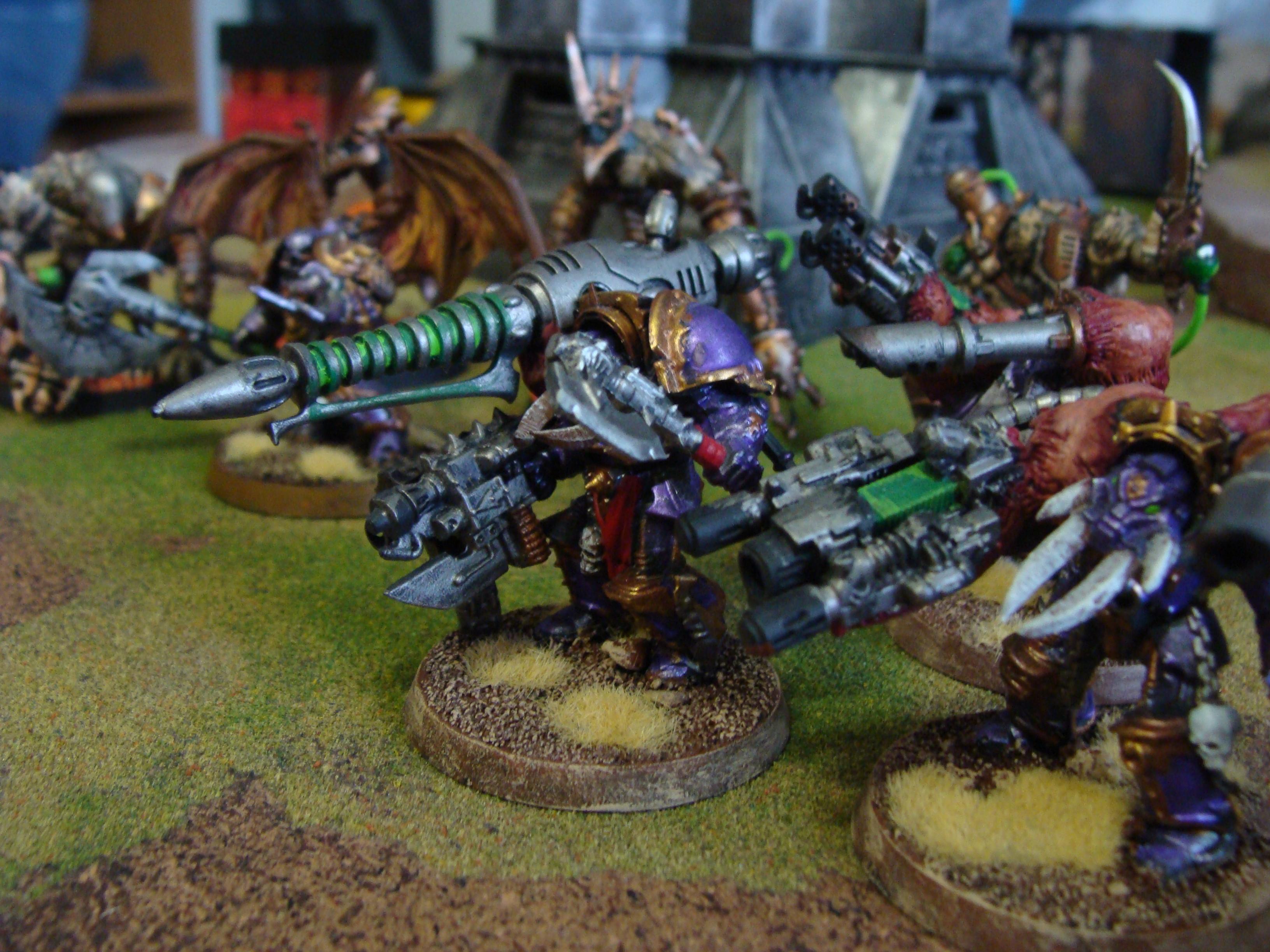 Battle Report, Chaos Space Marines, Orks, Tau