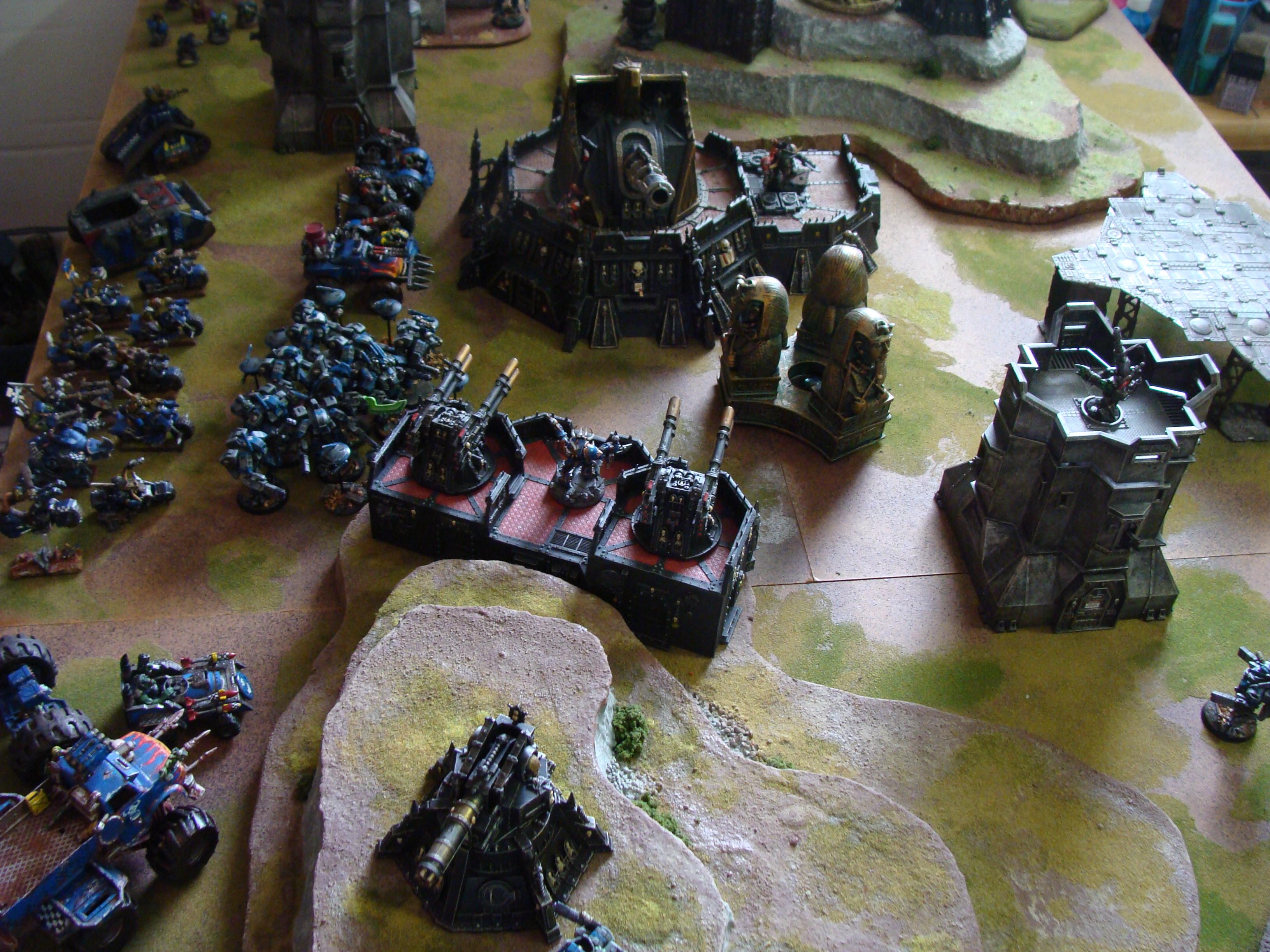 Battle Report, Chaos Space Marines, Orks, Tau
