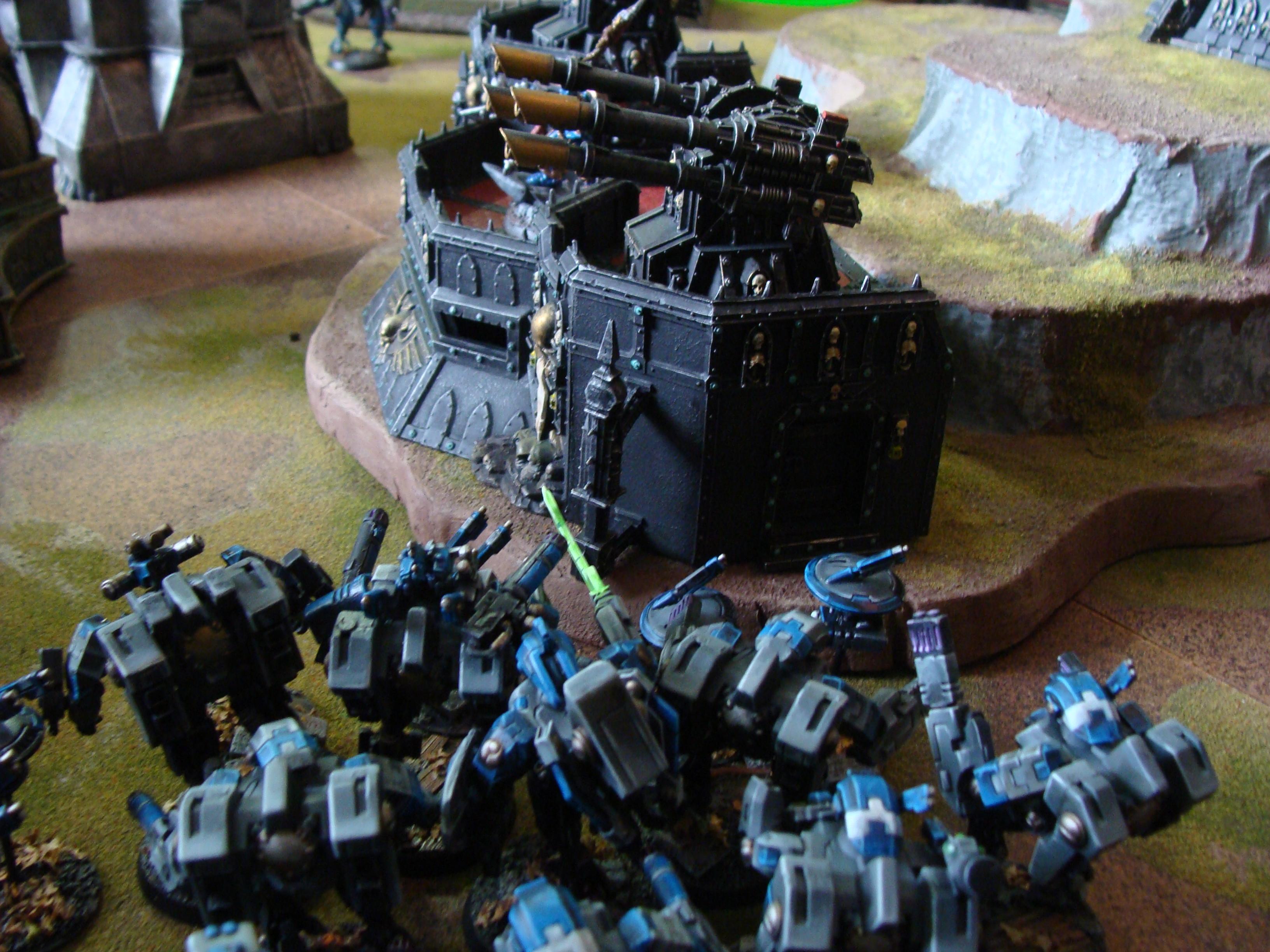 Battle Report, Chaos Space Marines, Orks, Tau
