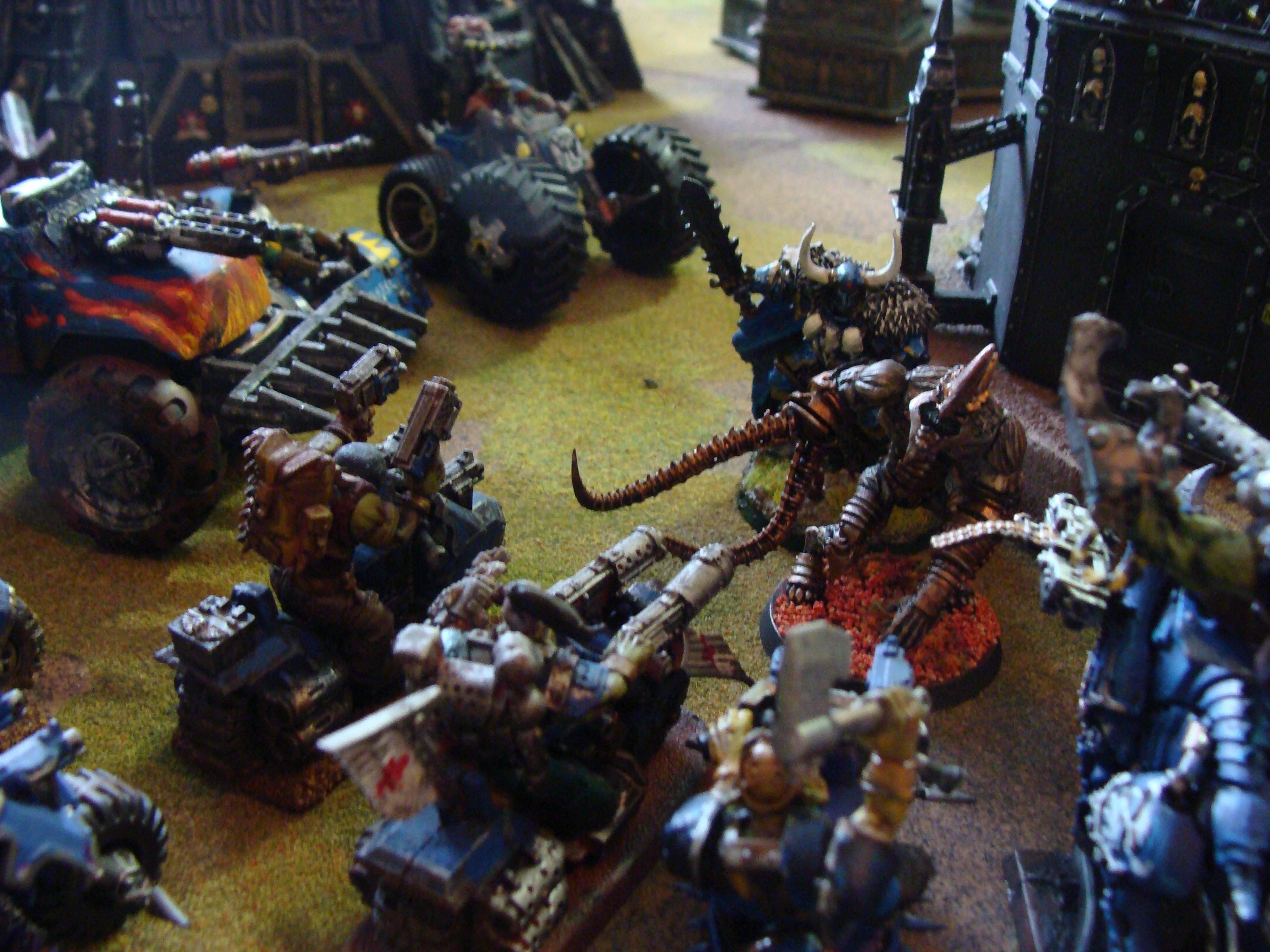 Battle Report, Chaos Space Marines, Orks, Tau