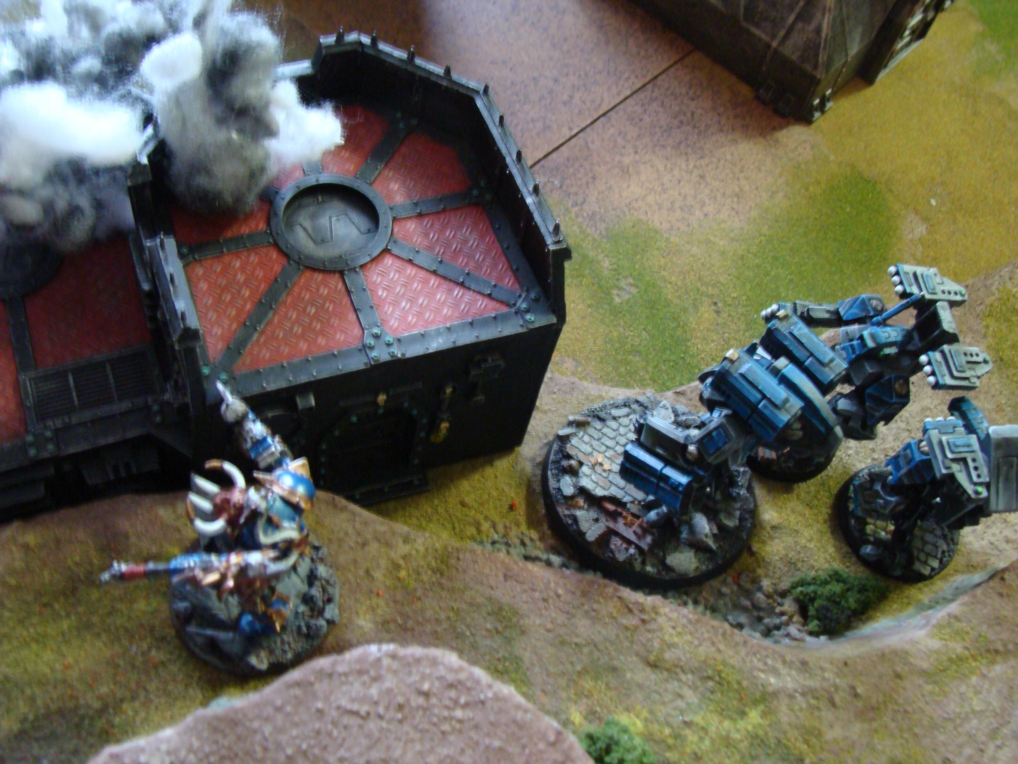 Battle Report, Chaos Space Marines, Orks, Tau