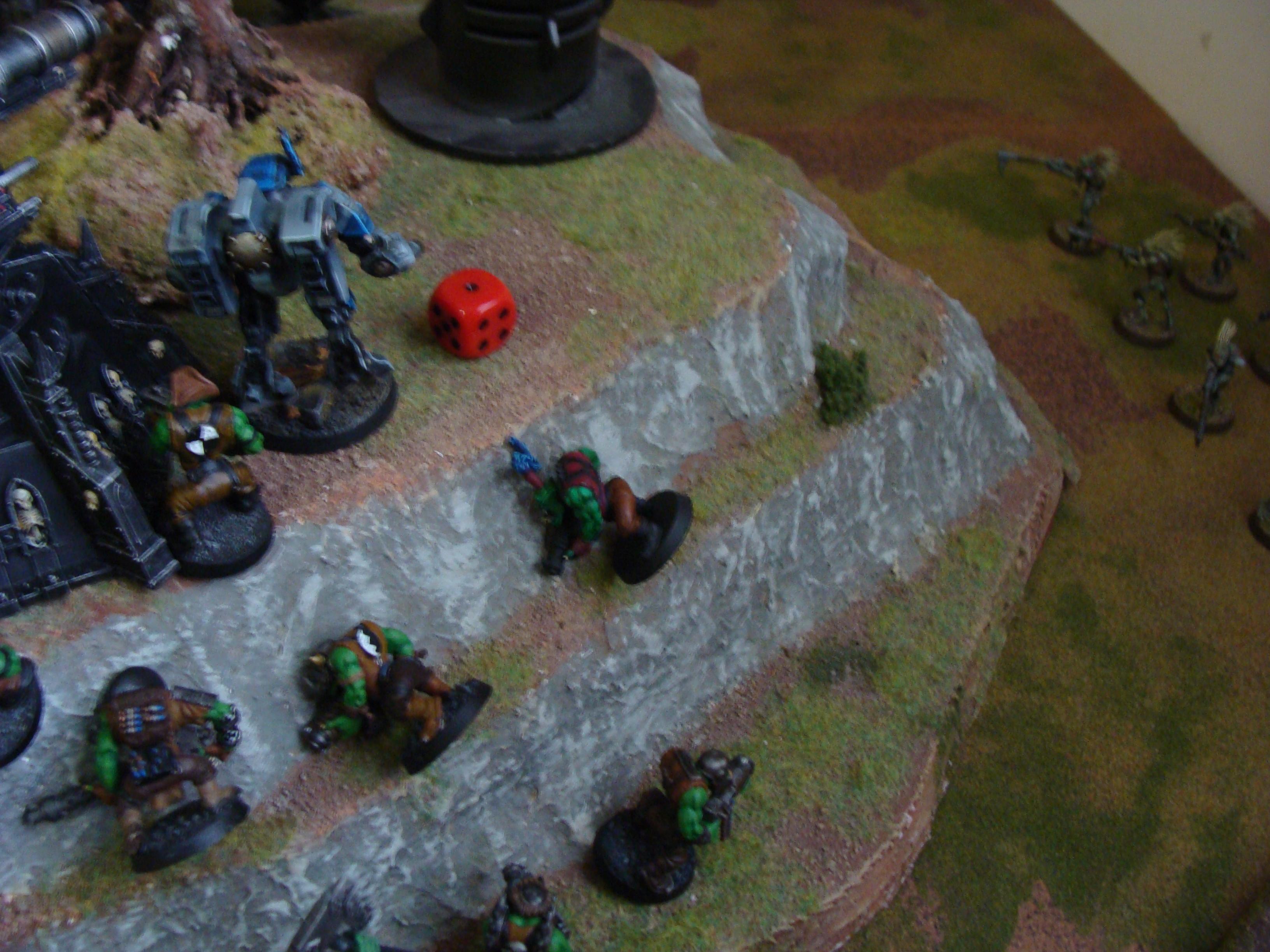 Battle Report, Chaos Space Marines, Orks, Tau