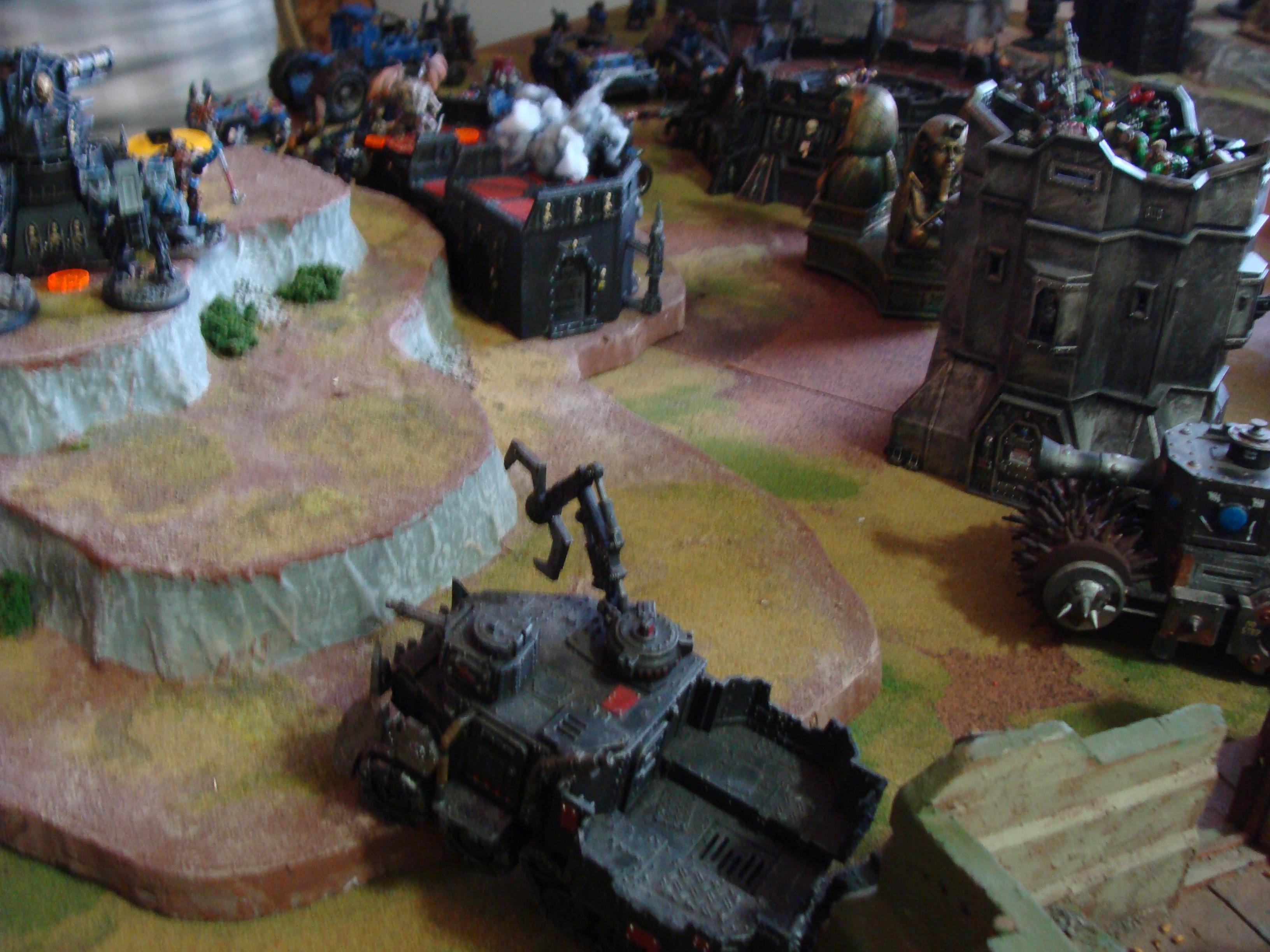 Battle Report, Chaos Space Marines, Orks, Tau