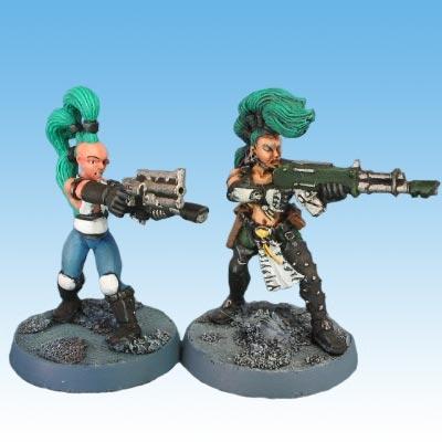 Escher, Gang, Ganger, Juve, Necromunda, Void