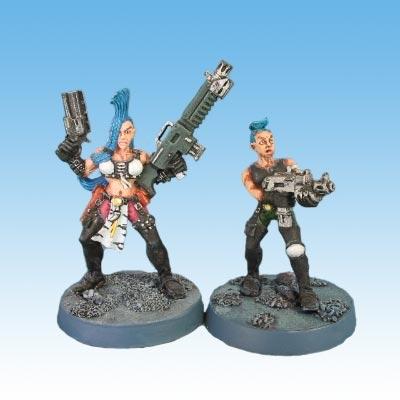 Autogun, Escher, Gang, Ganger, Necromunda