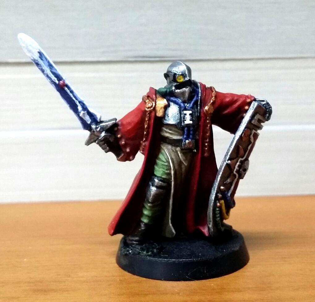 Crusader, Henchman, Inquisition, Painted, Warhammer 40,000