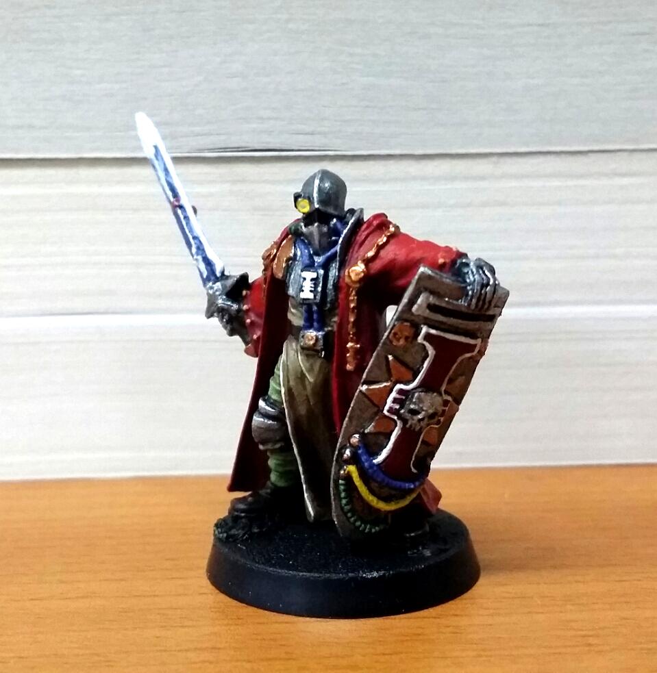 Crusader, Henchman, Inquisition, Painted, Warhammer 40,000