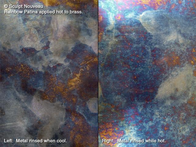 Samples of petina