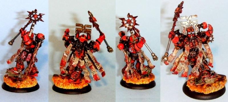 Crosius, Dark Apostle, Flames, Lava